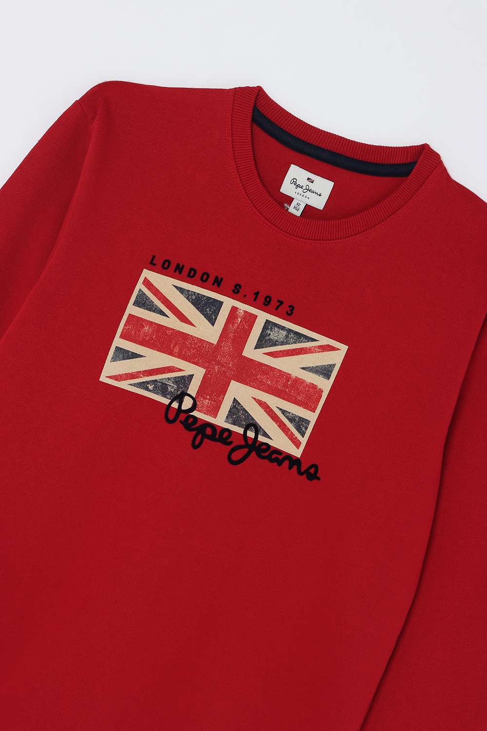 Solid-Blended-Fabric-Round-Neck-Boys-Sweatshirt