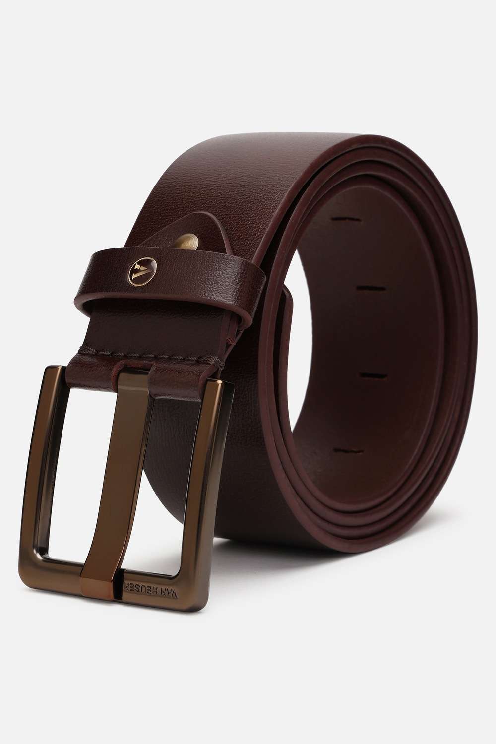 Leather-Regular-Fit-Solid-Formal-Wear-Men-Belts