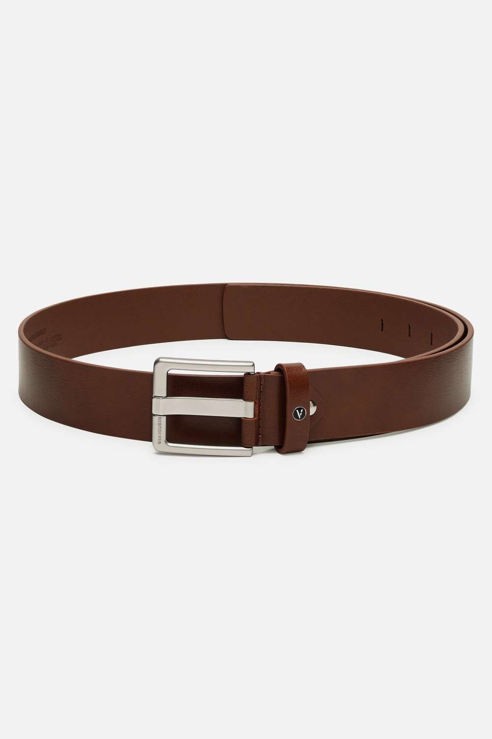 Leather-Regular-Fit-Solid-Formal-Wear-Men-Belts