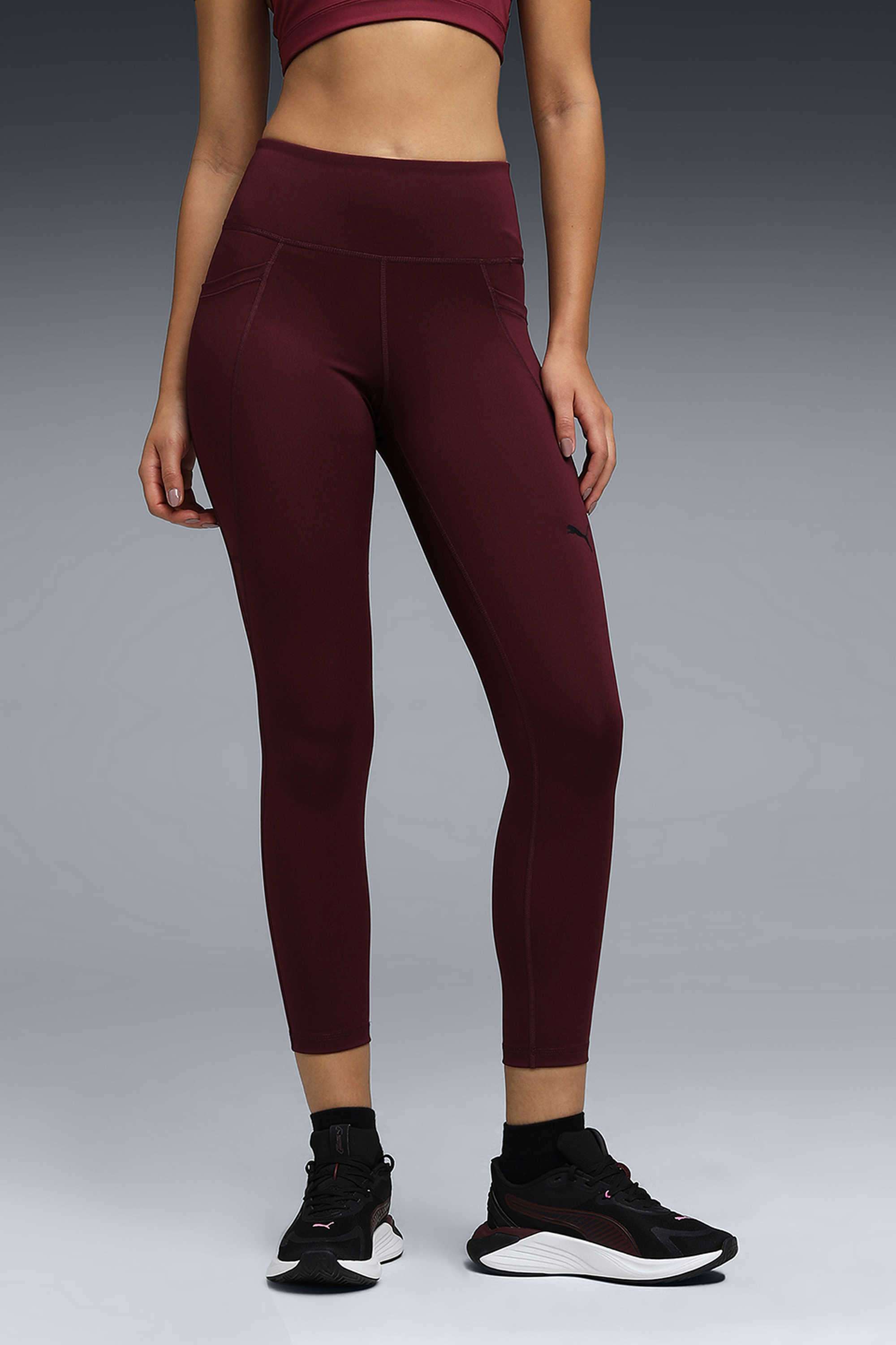 Solid-Polyester-Women-s-Pants