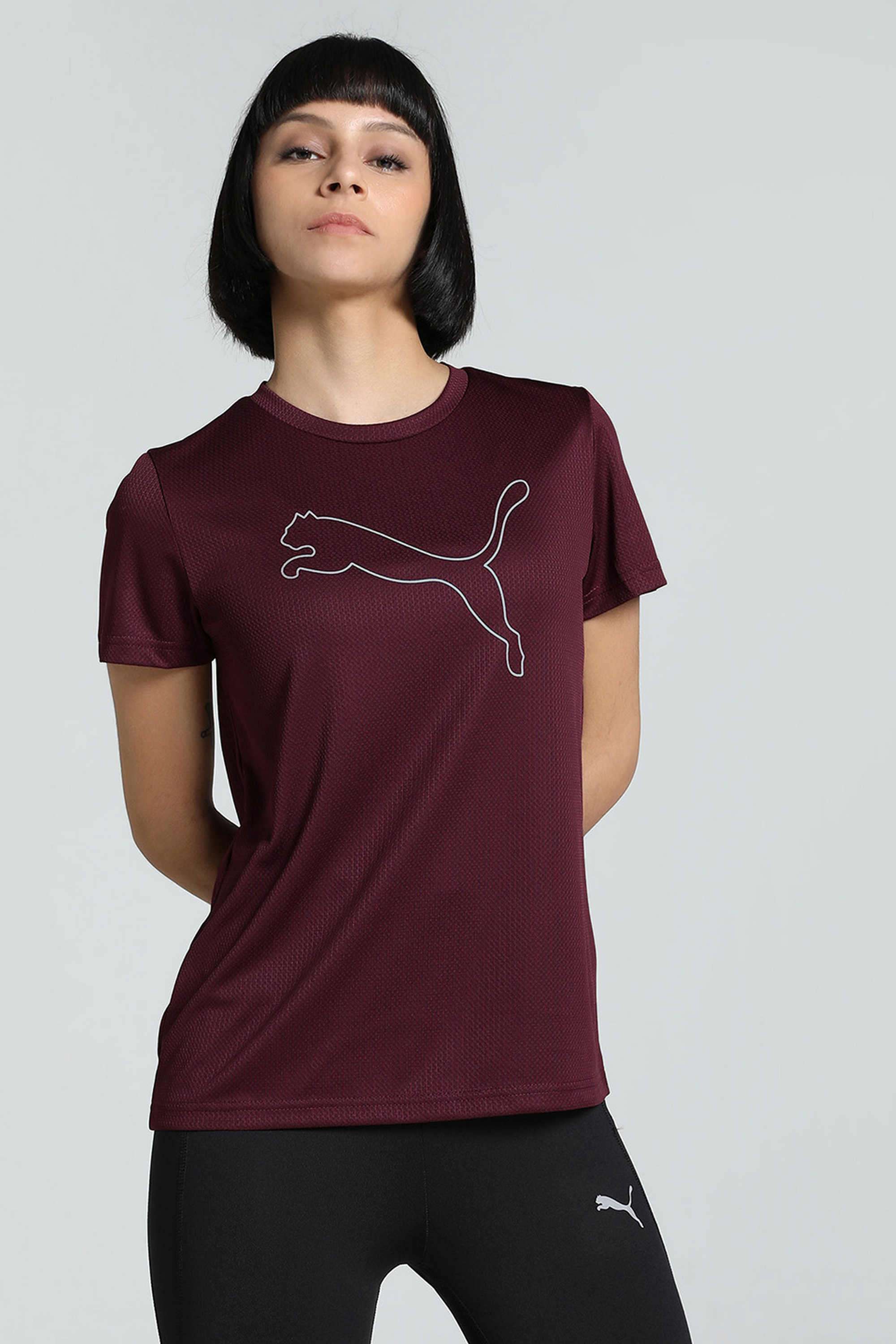 Printed-Polyester-Round-Neck-Women-s-T-Shirt