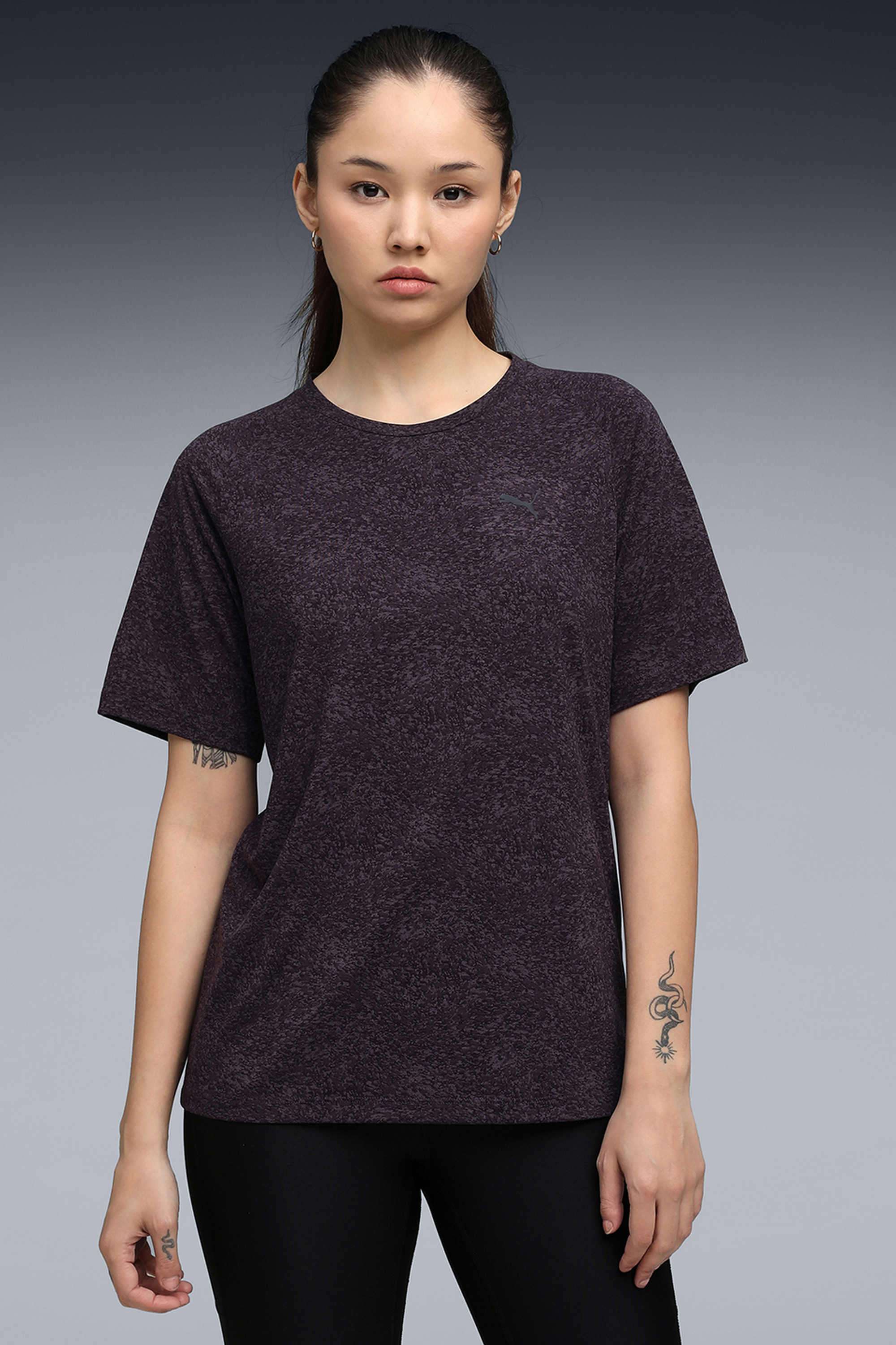 Printed-Polyester-Round-Neck-Women-s-T-Shirt