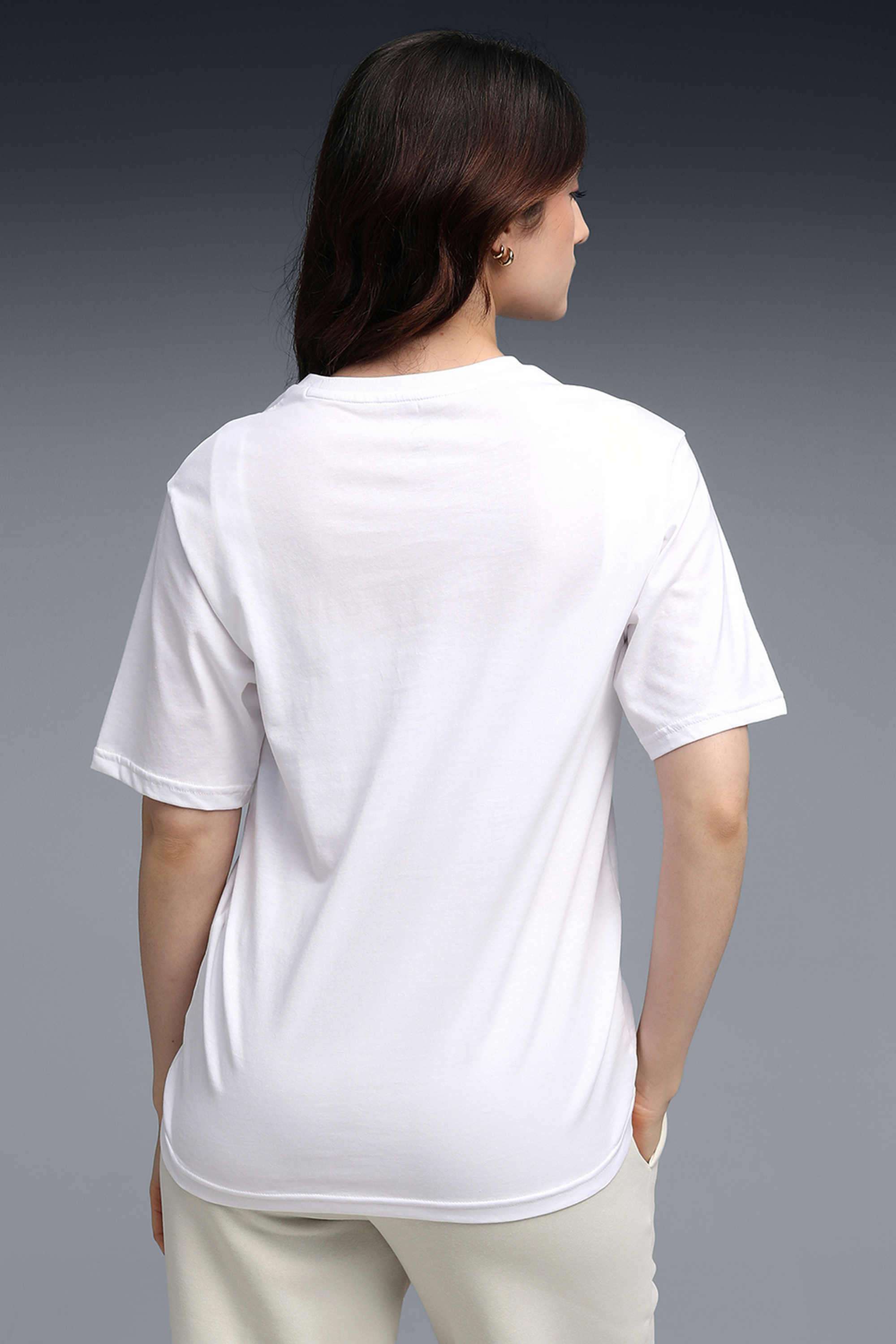 Solid-Cotton-Round-Neck-Women-s-T-Shirt