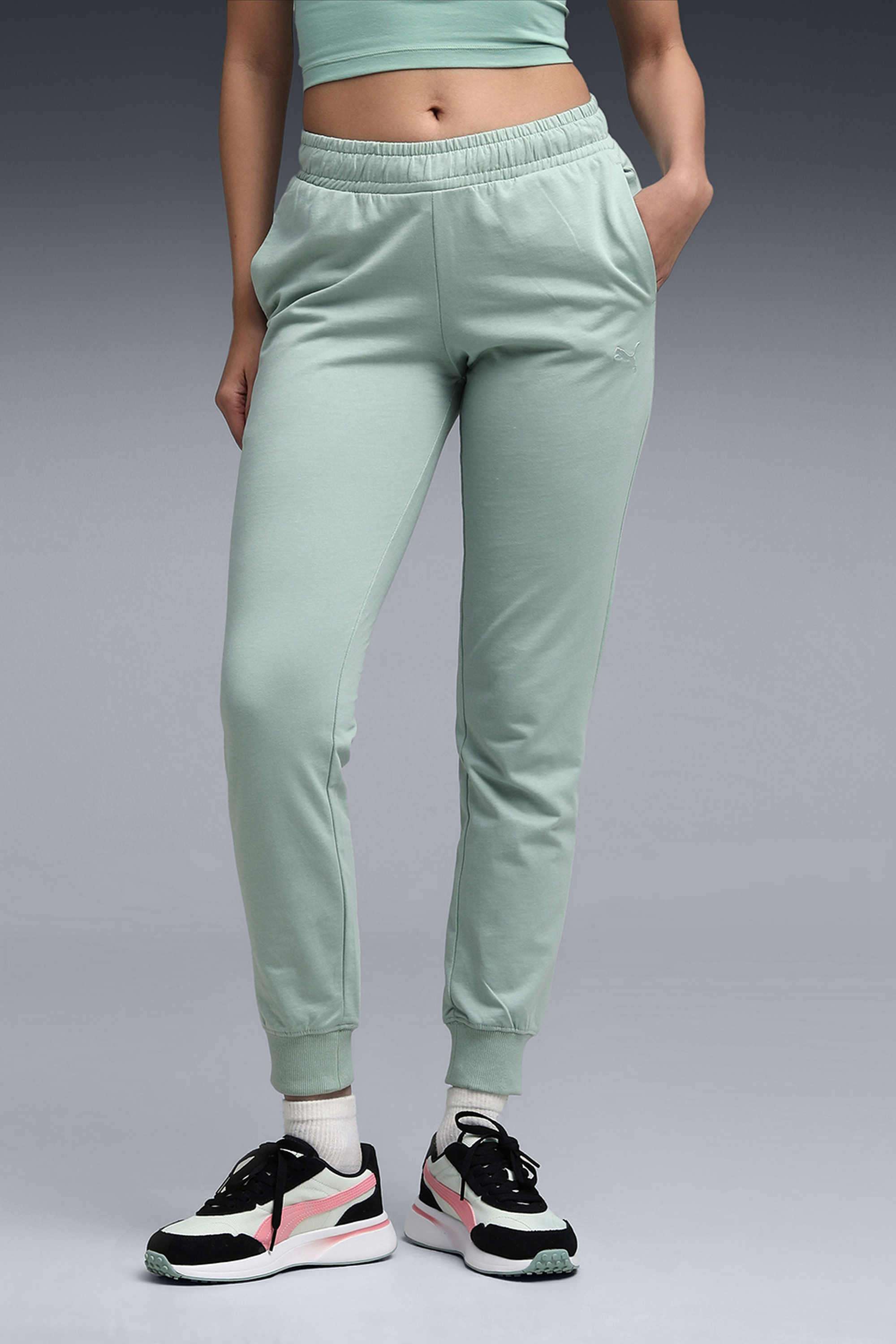 Solid-Slim-Cotton-Women-s-Casual-Wear-Pants
