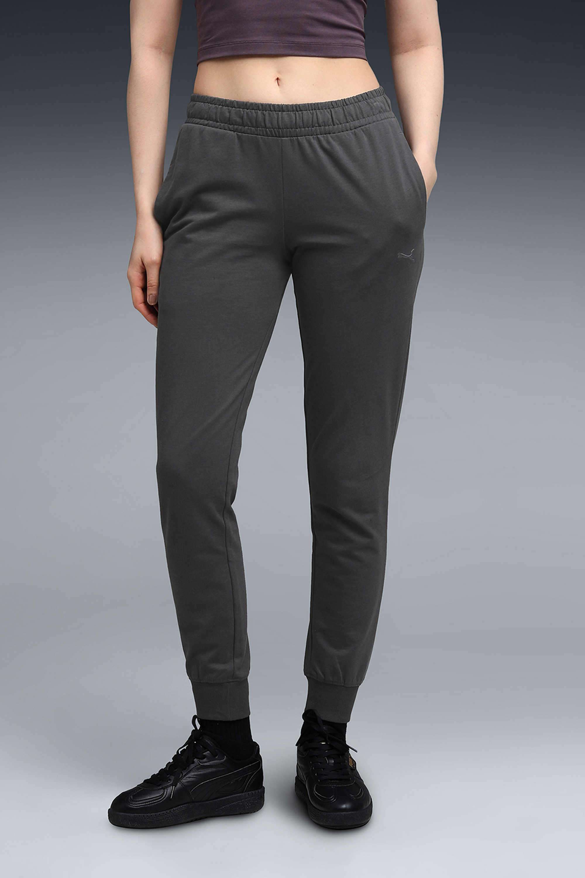 Solid-Slim-Cotton-Women-s-Casual-Wear-Pants