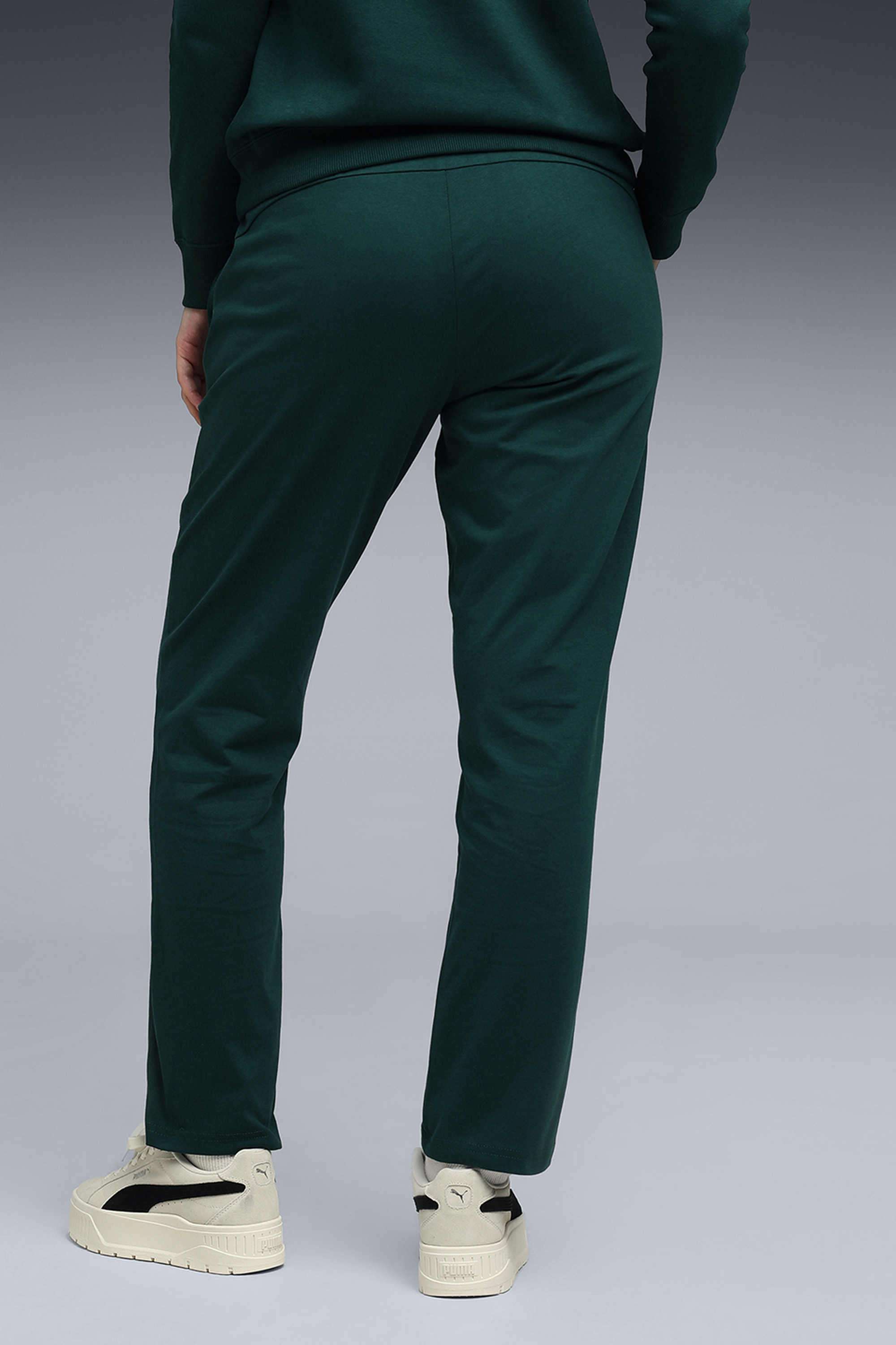 Solid-Regular-Cotton-Women-s-Casual-Wear-Pants