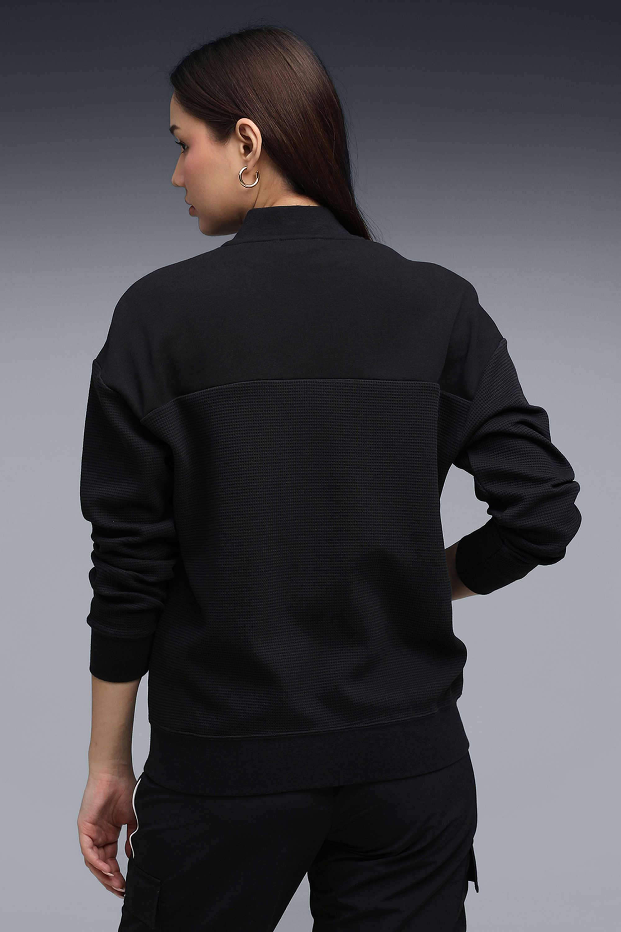 Solid-Collared-Cotton-Women-Jacket