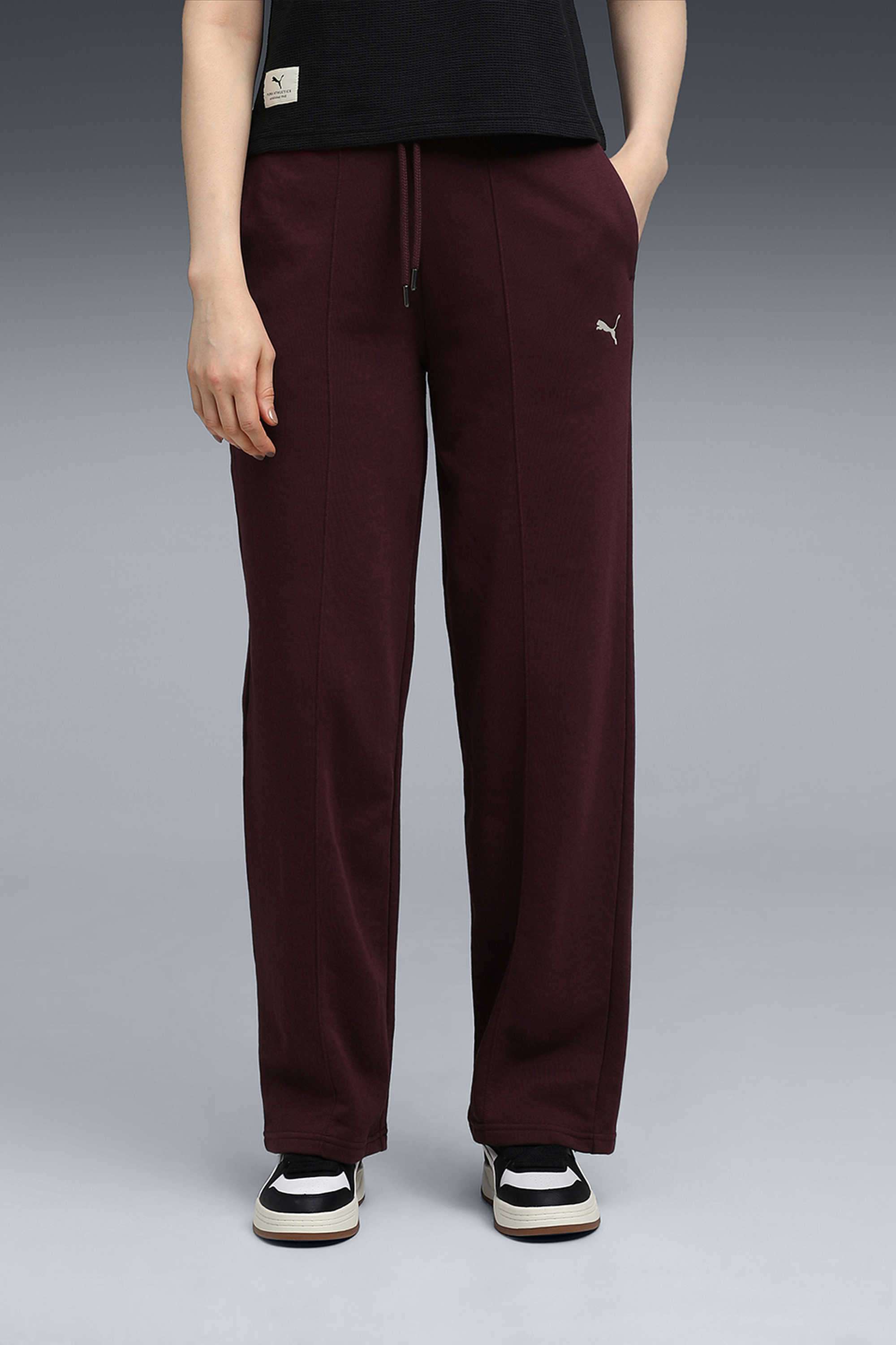 Solid-Cotton-Women-s-Pants