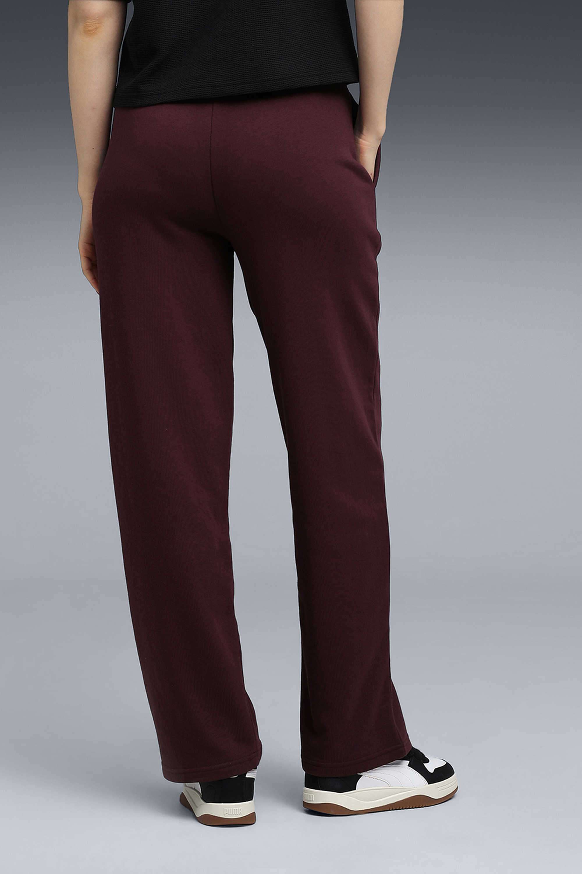 Solid-Cotton-Women-s-Pants