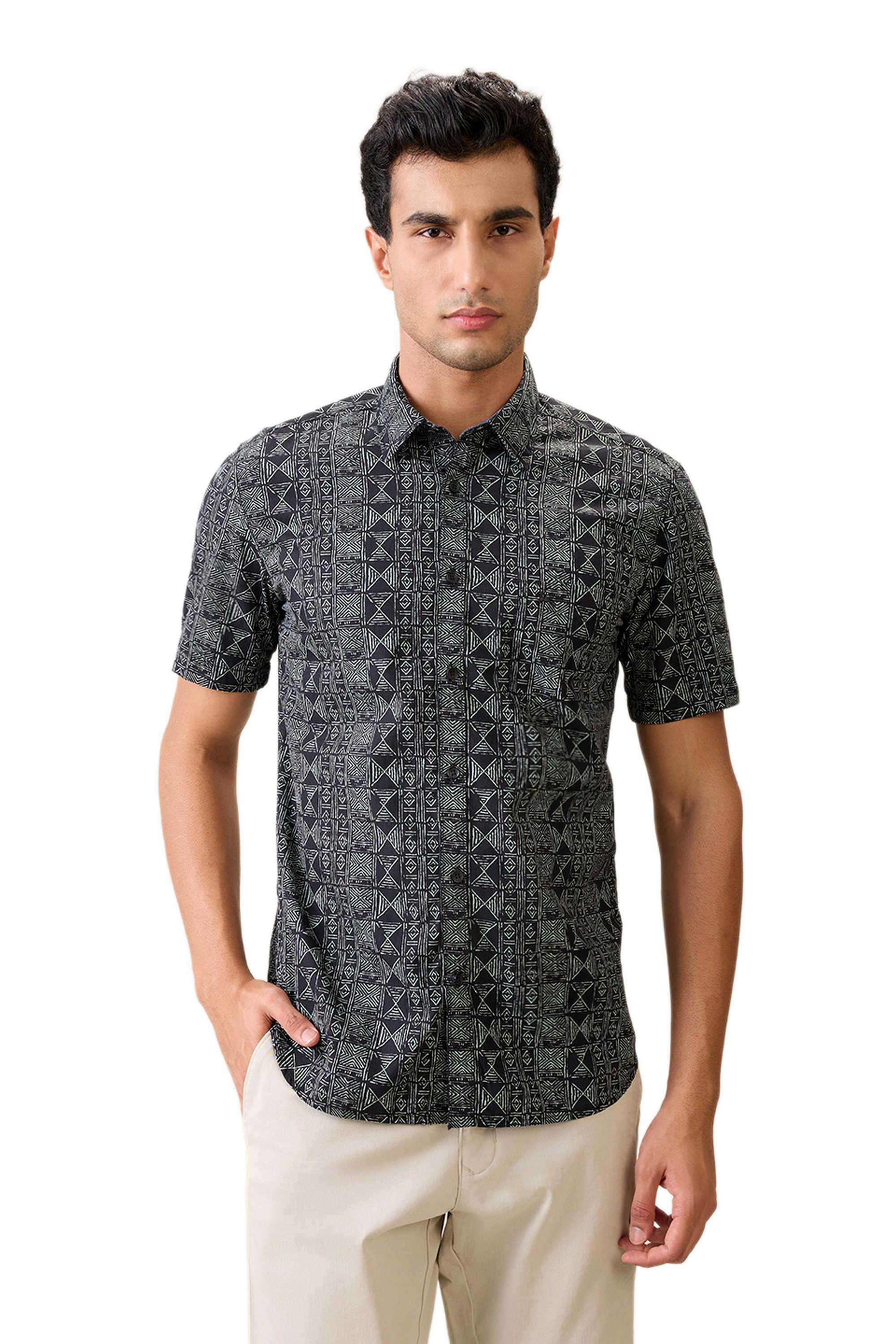 Printed-Cotton-Slim-Fit-Men-s-Casual-Shirt