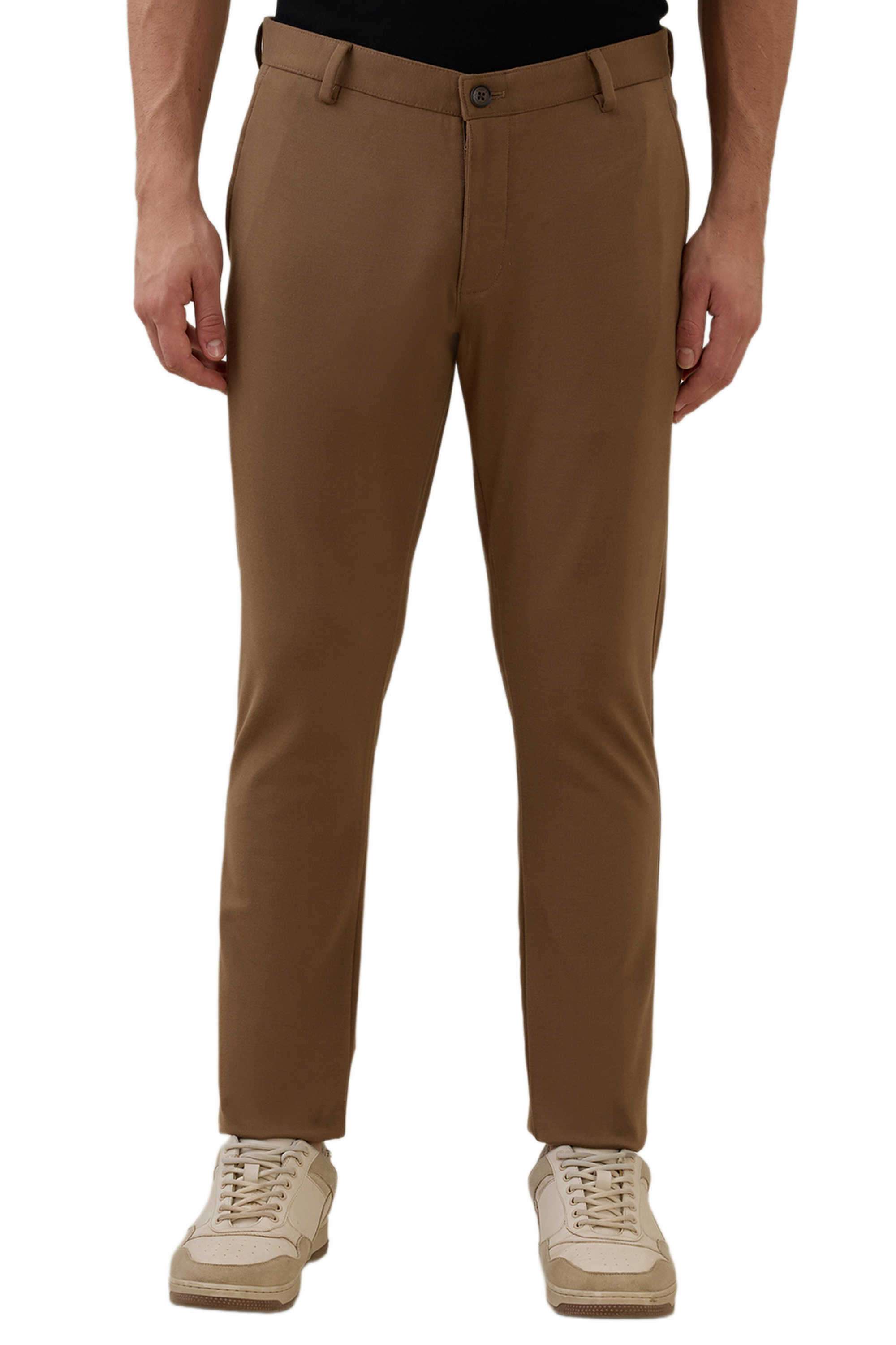 Checks-Rayon-Regular-Fit-Men-s-Casual-Trousers