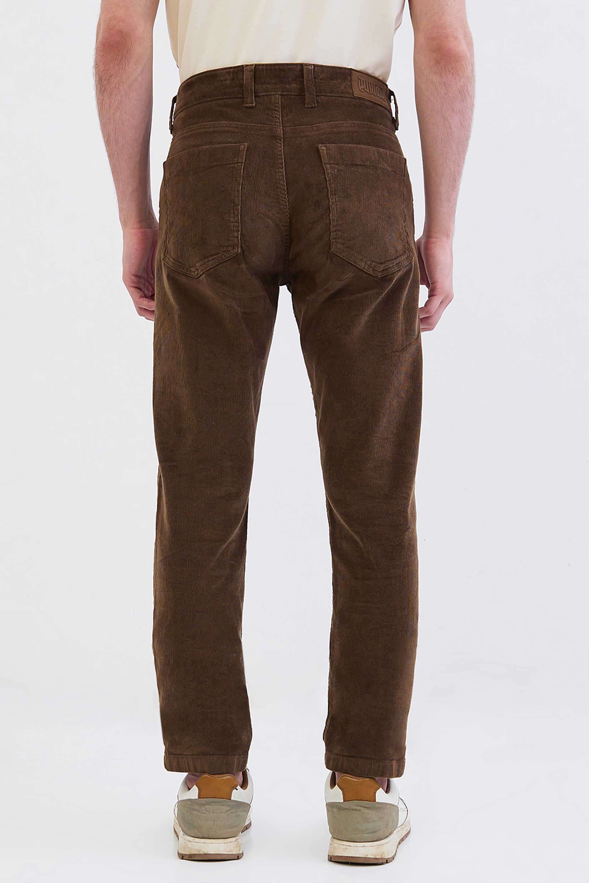 Solid-Cotton-Regular-Fit-Men-s-Casual-Trousers