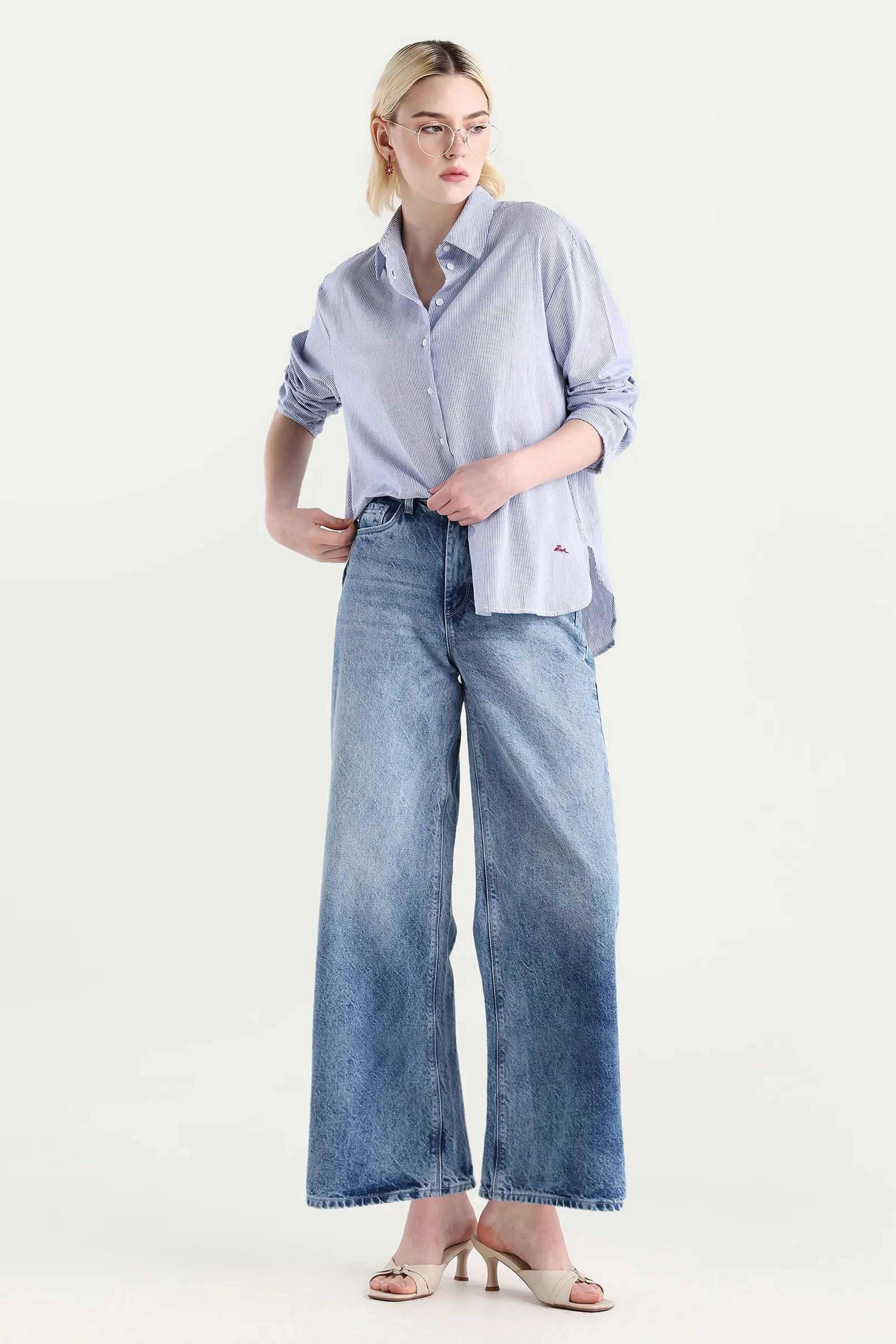 Stripes-Cotton-Collared-Women-s-Shirt