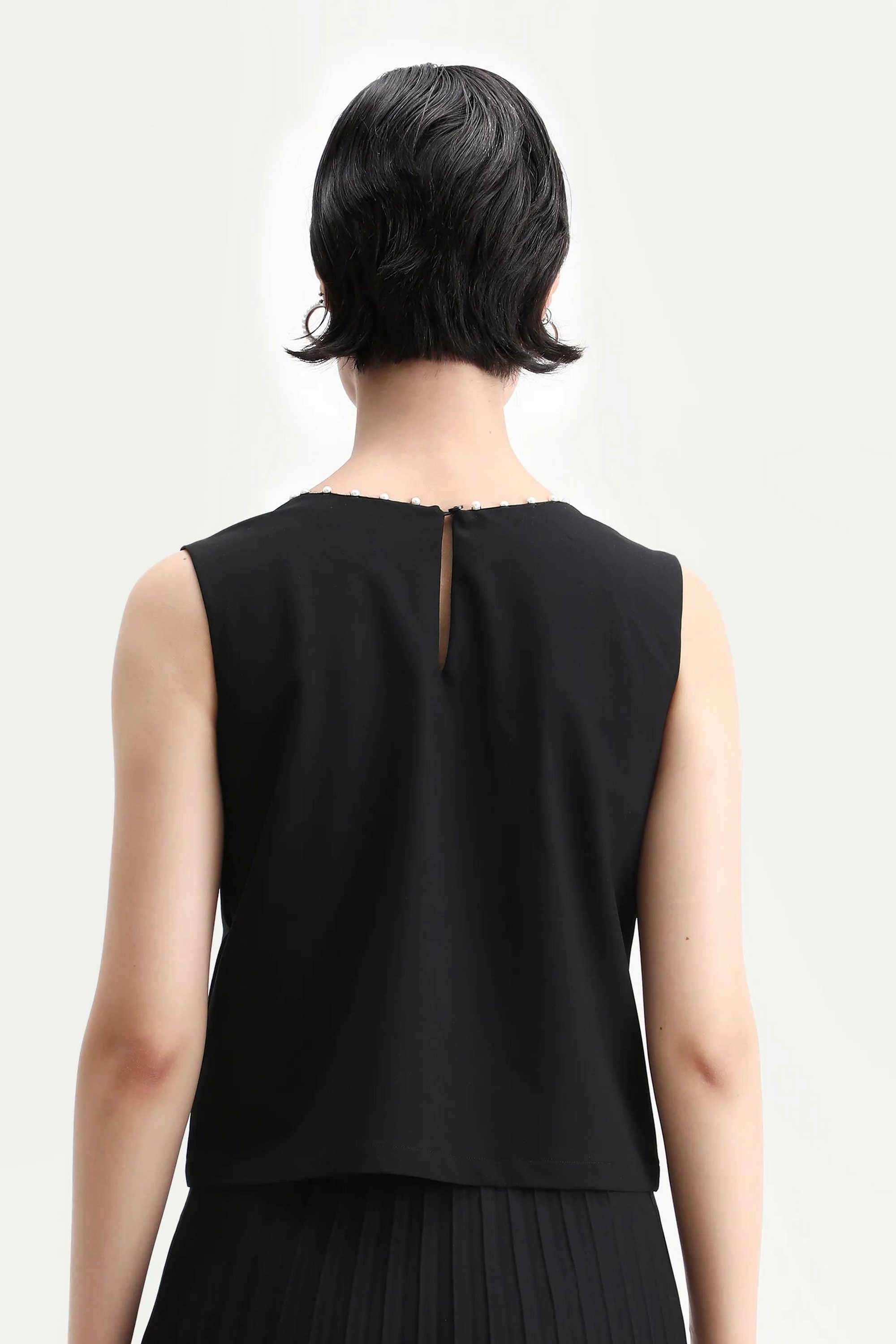 Solid-Lycra-Boat-Neck-Women-s-Top