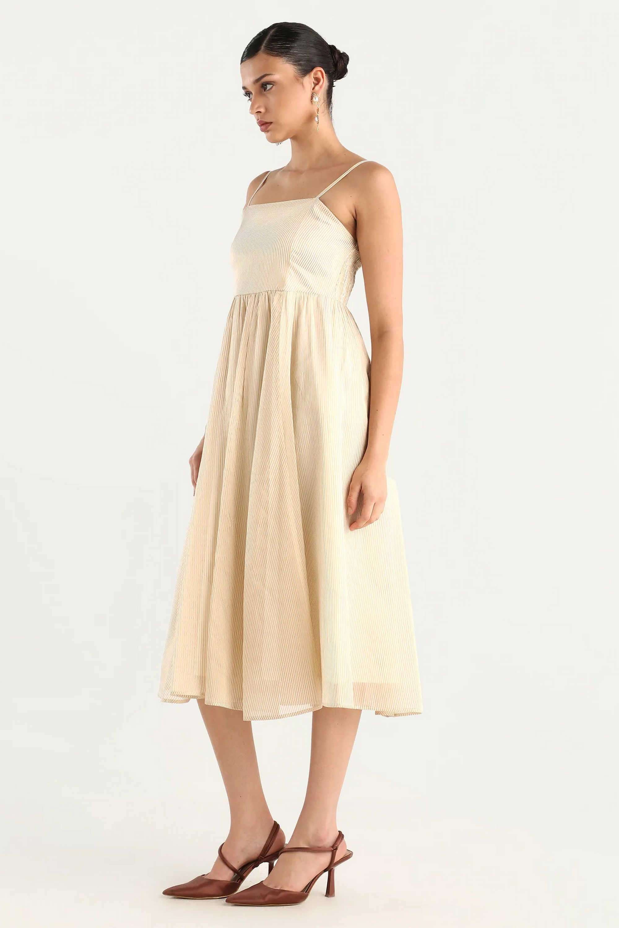 Solid-Cotton-Women-s-Dress