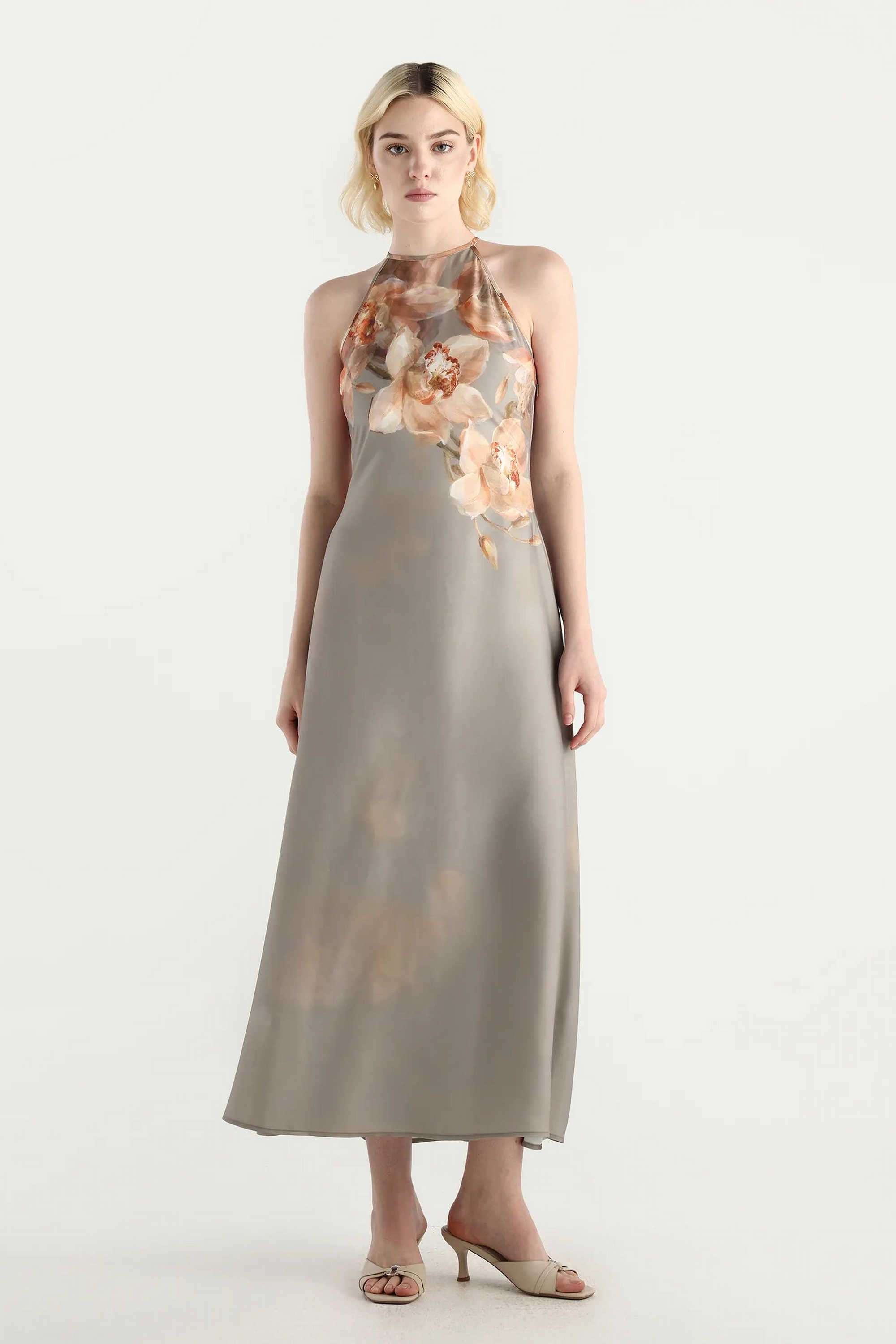 Floral-Polyester-Sweetheart-Neck-Women-s-Dress