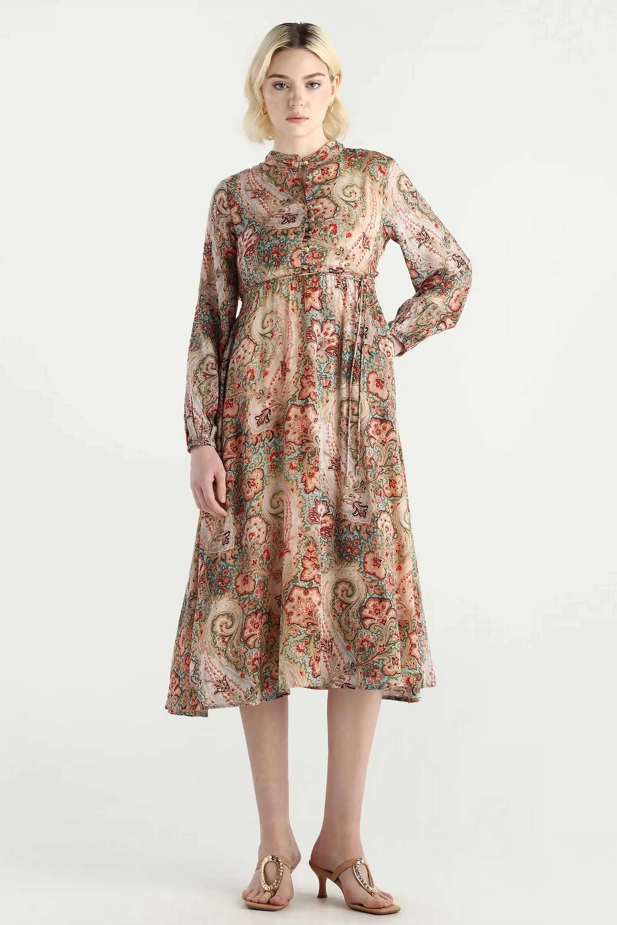 Printed-Modal-Women-s-Dress