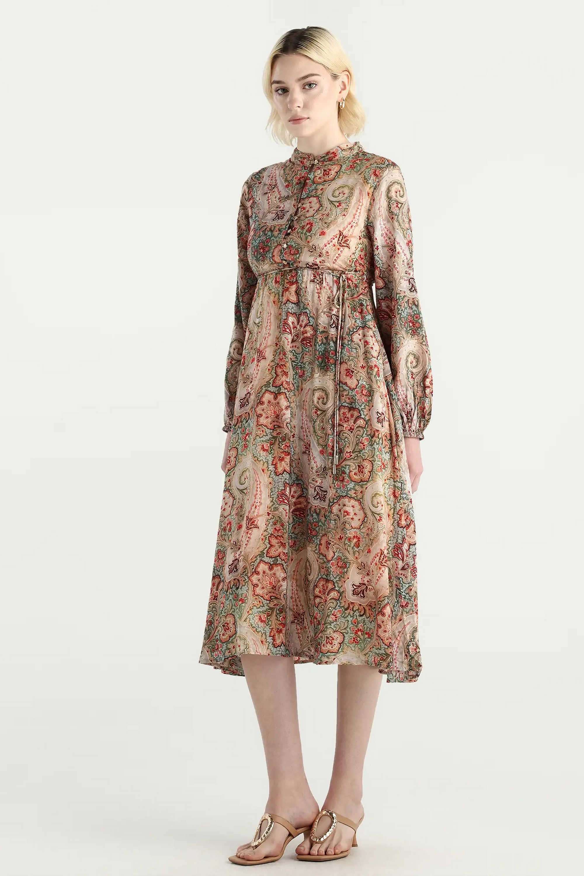 Printed-Modal-Women-s-Dress