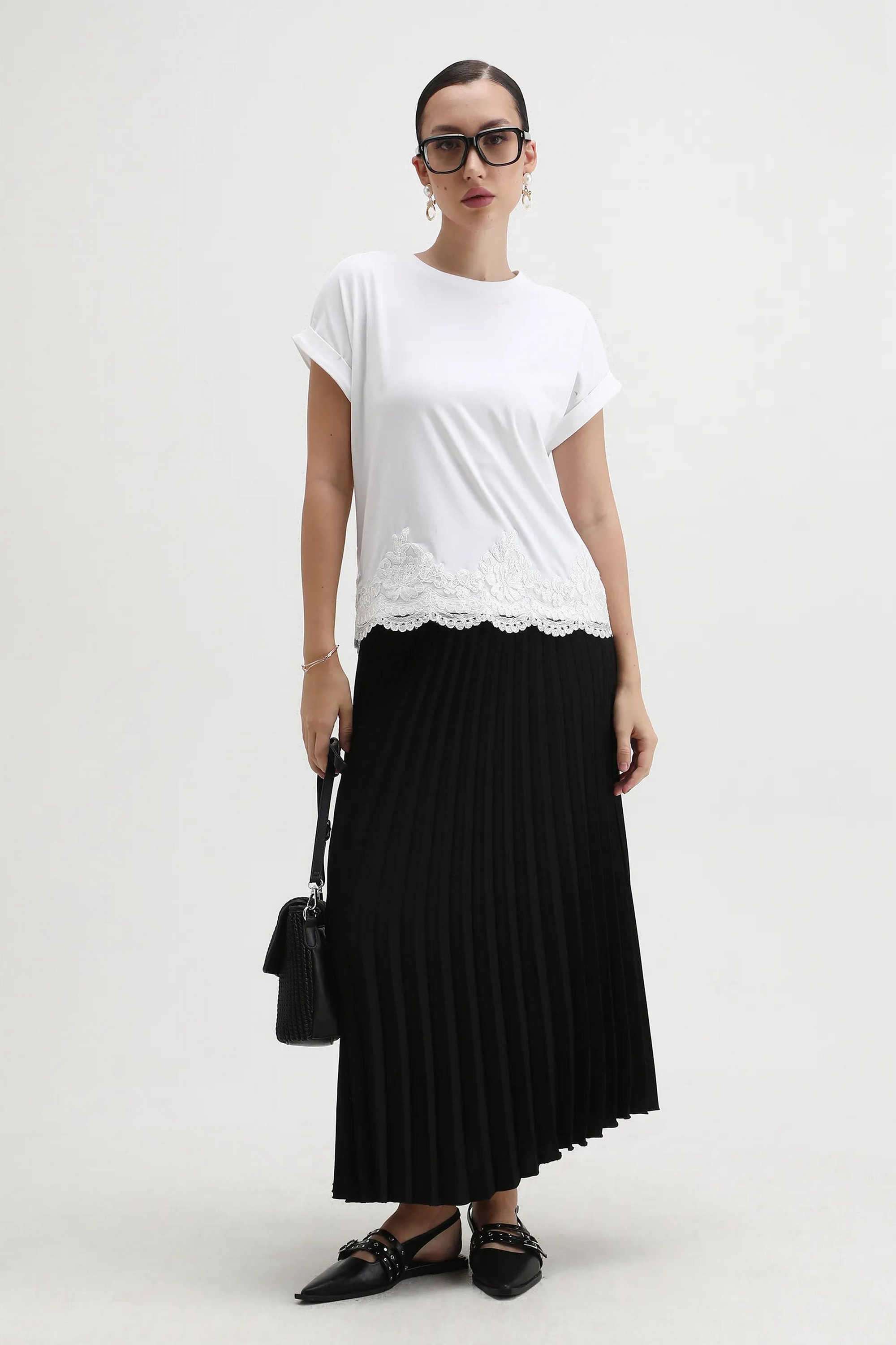 Printed-Cotton-Blend-Round-Neck-Women-s-T-Shirt