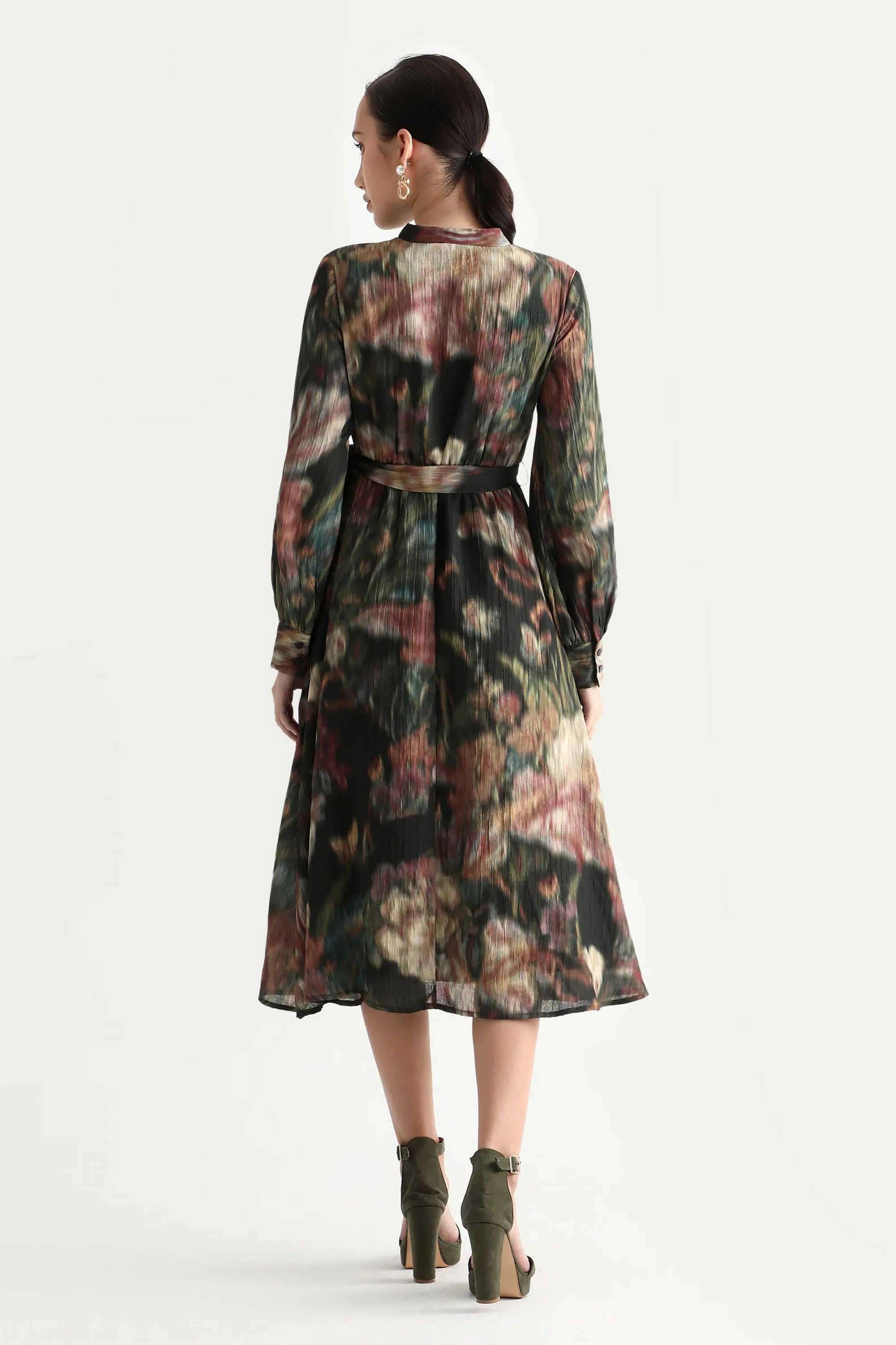 Printed-Cotton-Collared-Women-s-Dress