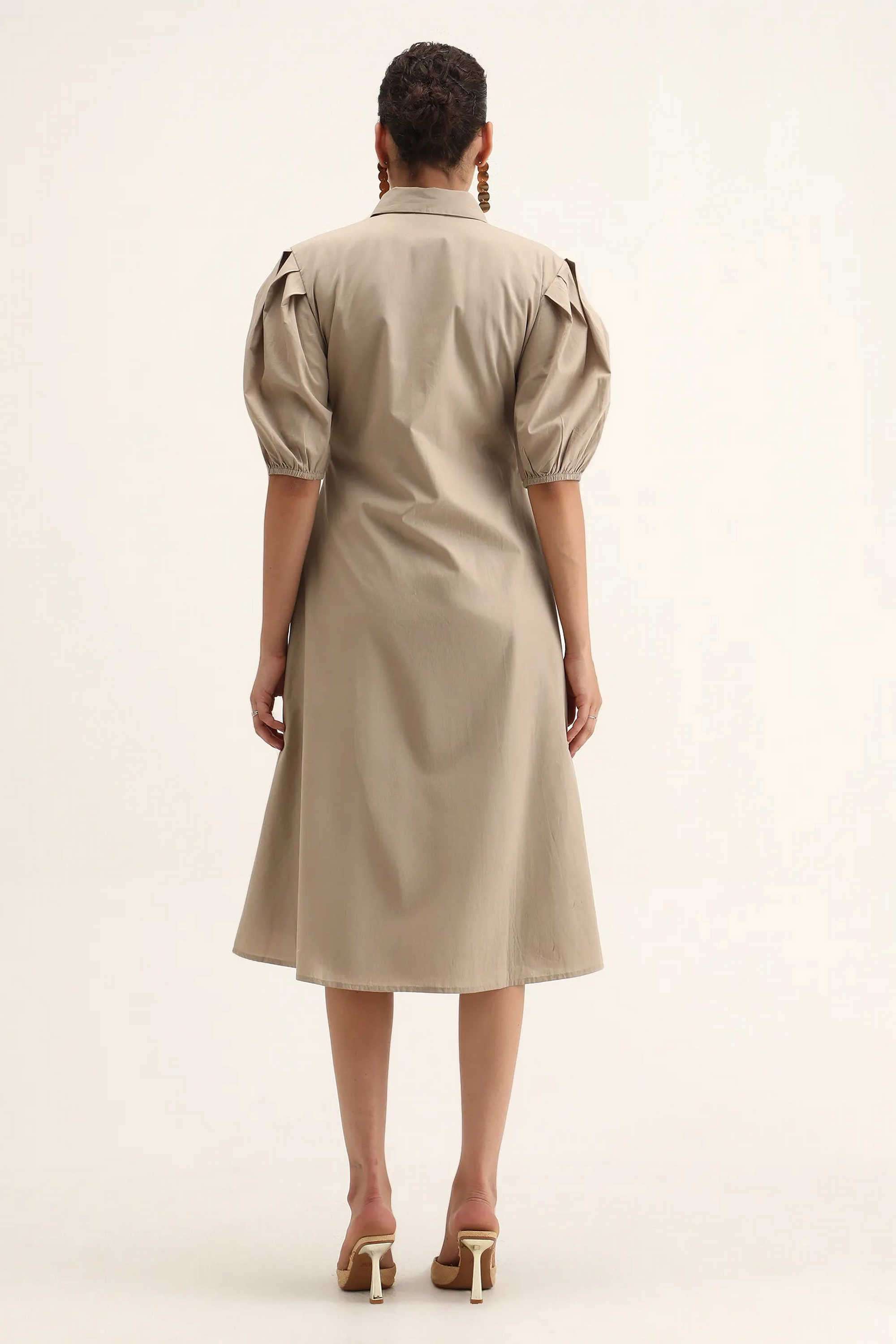 Geometric-Print-Cotton-Women-s-Dress