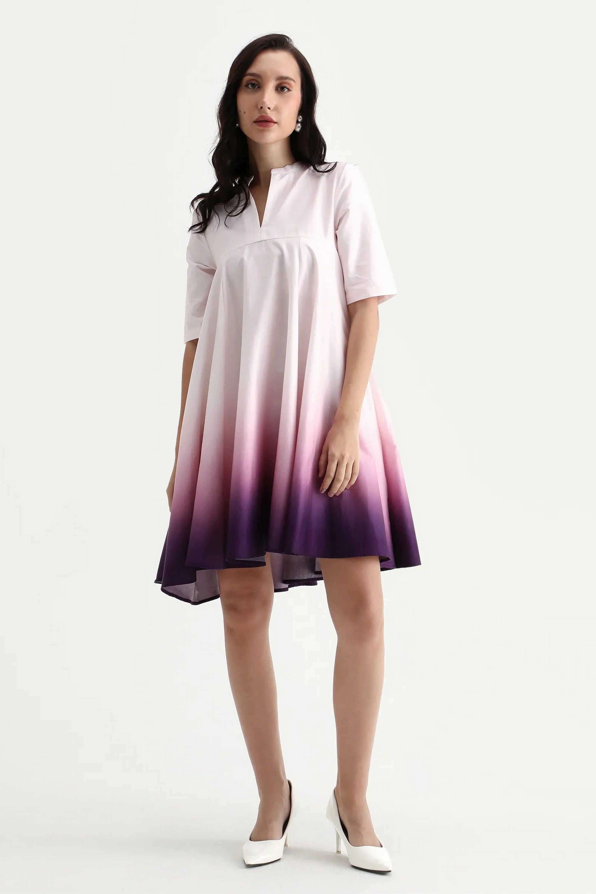 Printed-Cotton-Collared-Women-s-Dress