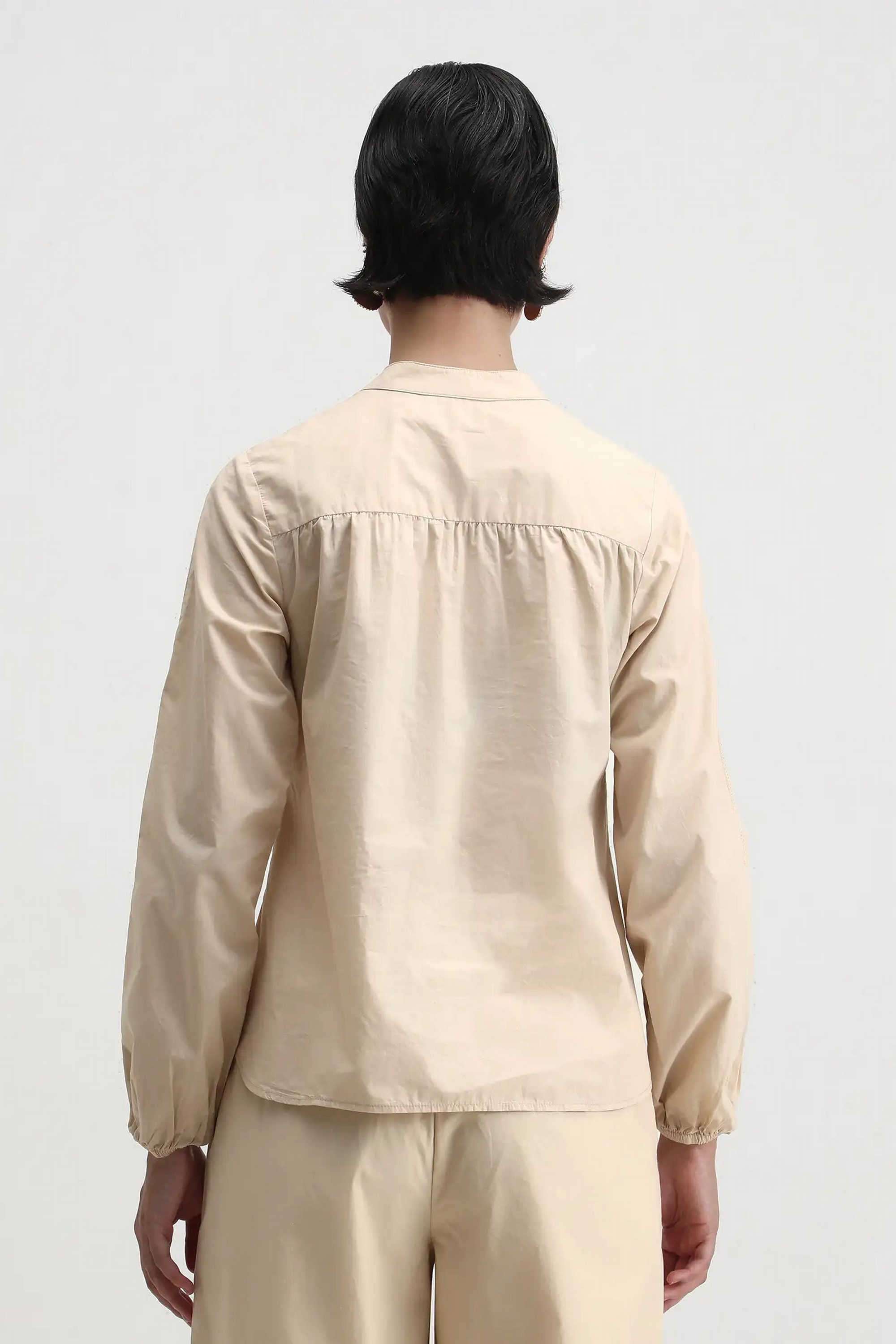 Embroidered-Cotton-Collared-Women-s-Top