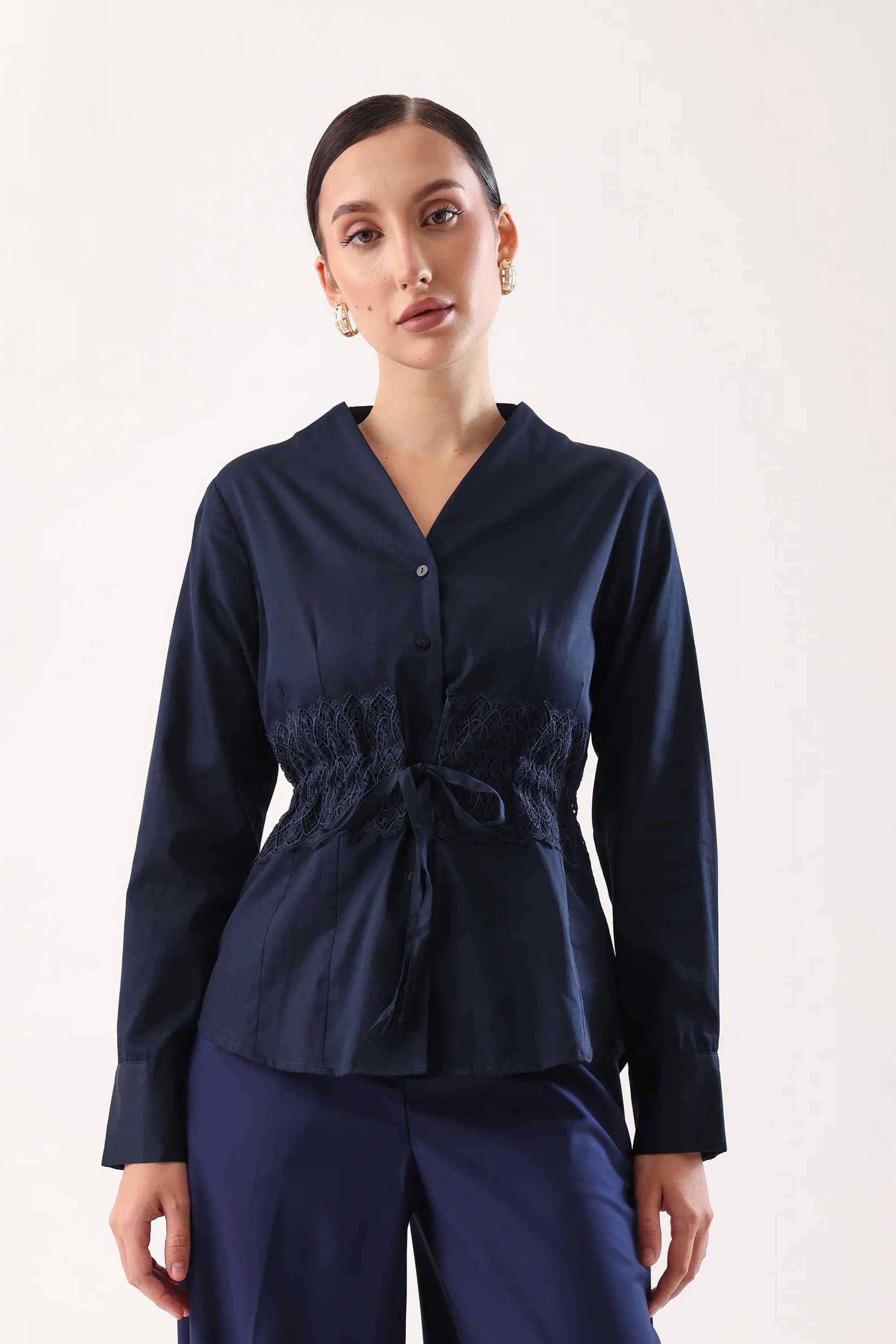 Solid-Round-Neck-Cotton-Women-s-Casual-Wear-Top