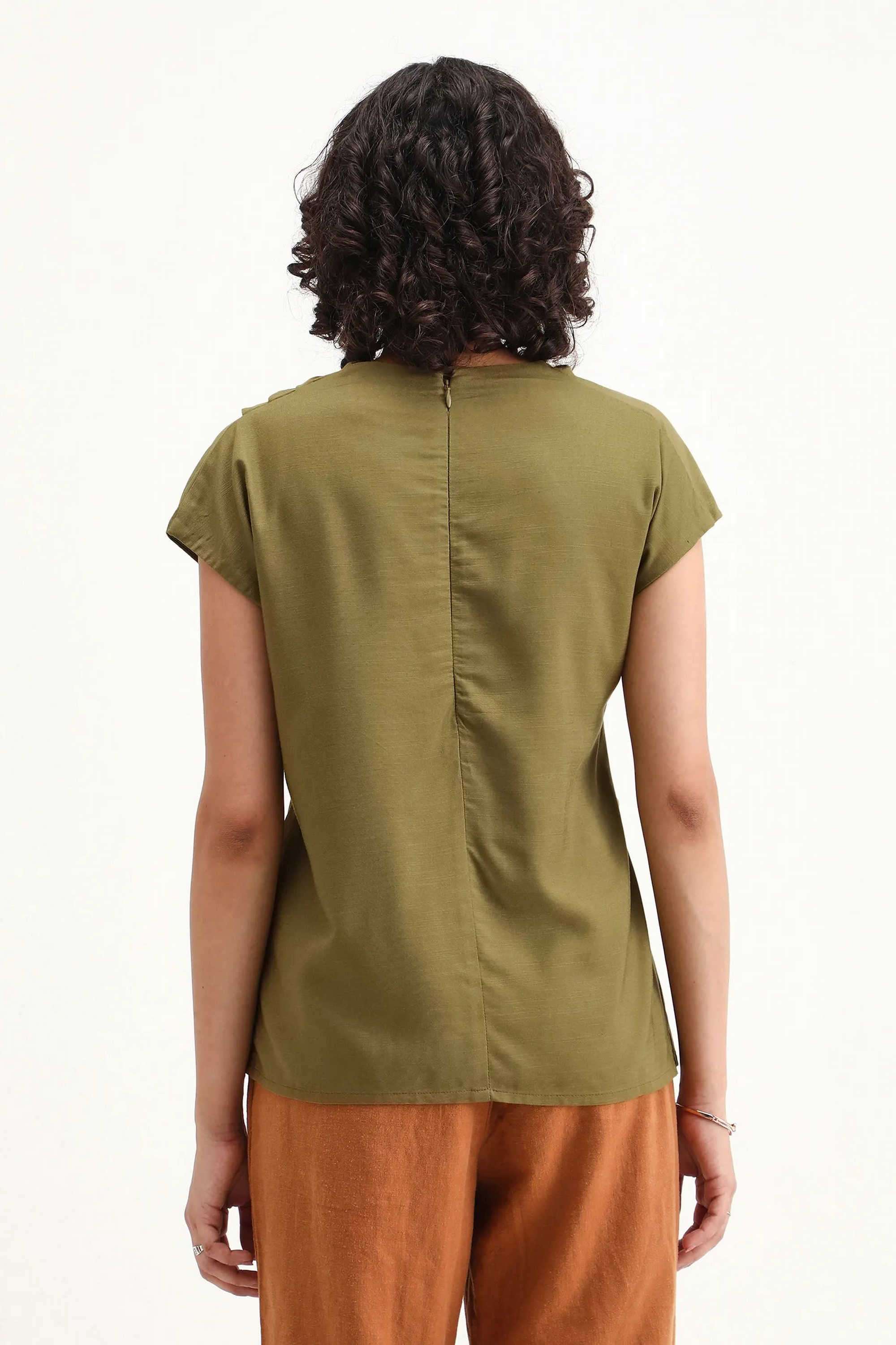 Solid-Viscose-Women-s-Top