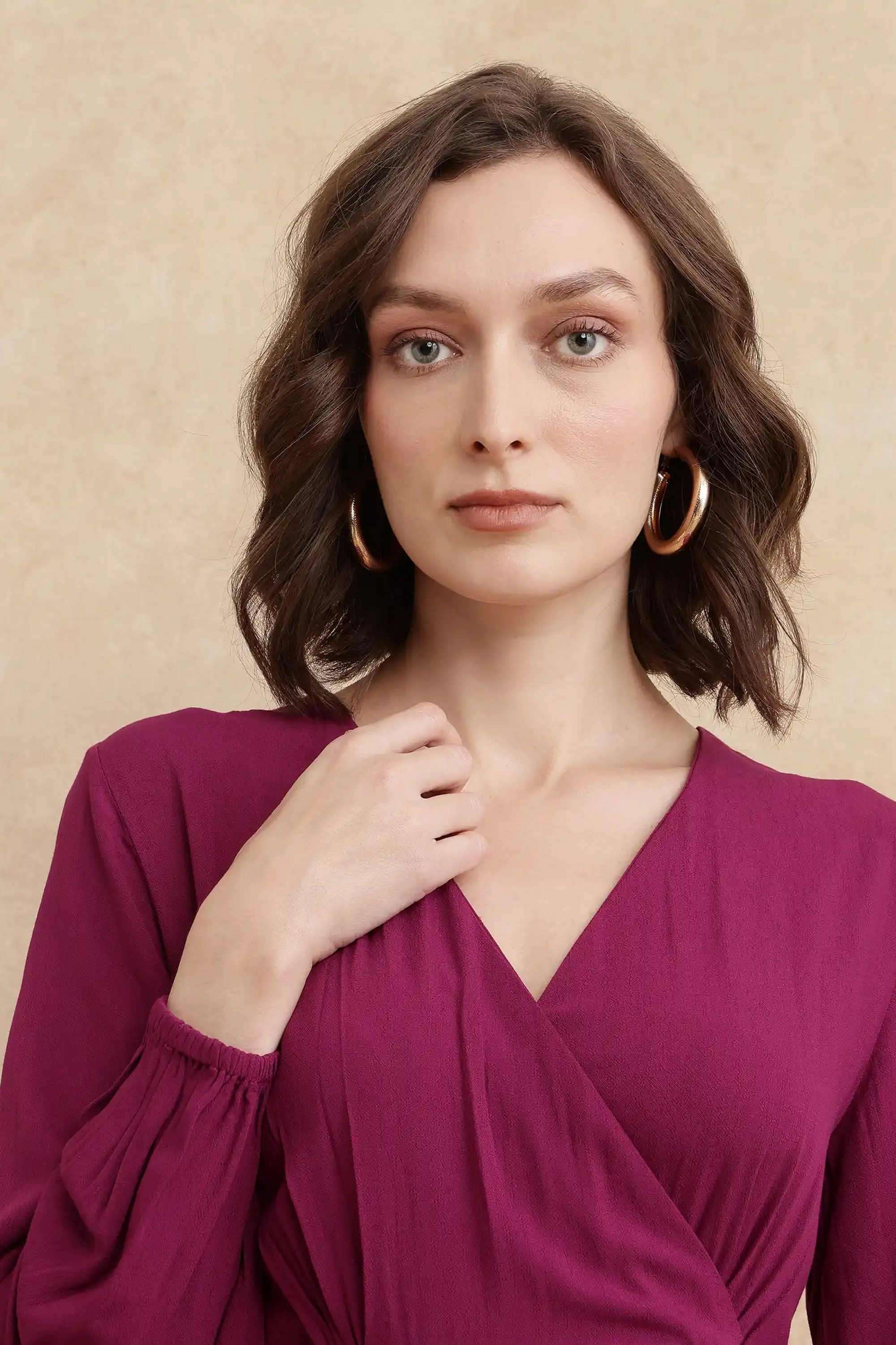 Solid-Cotton-Women-s-Dress