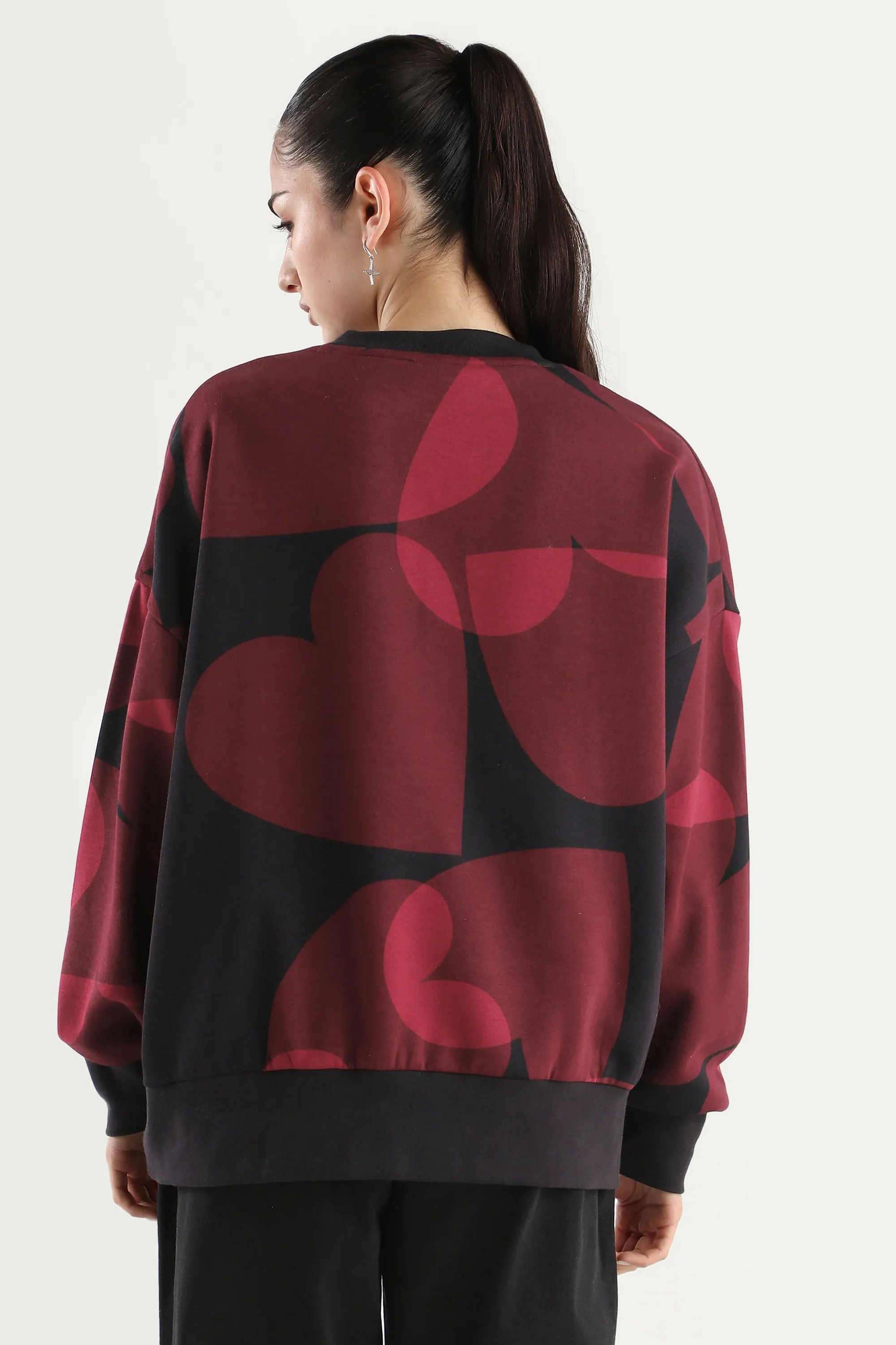 Printed-Cotton-Blend-Round-Neck-Women-s-Sweatshirt