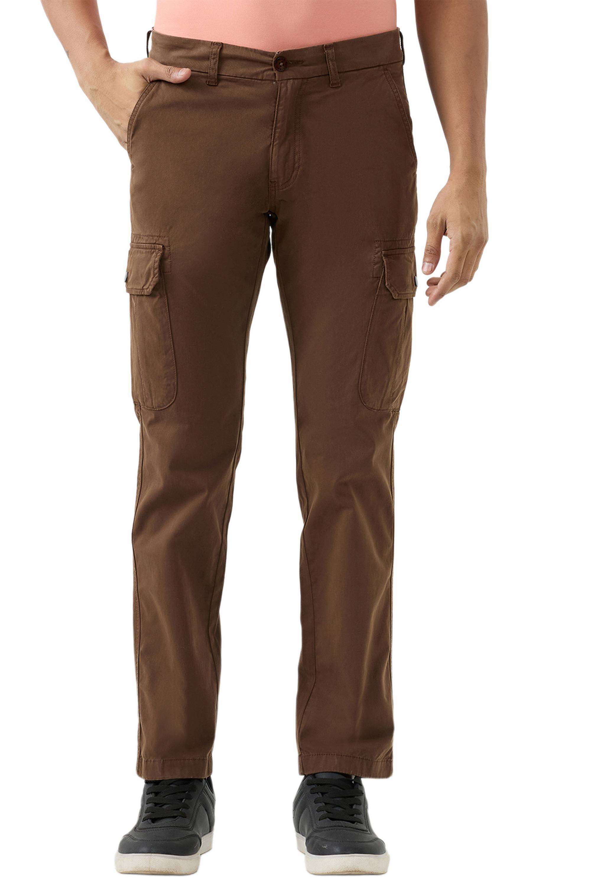 Solid-Cotton-Wide-Leg-Fit-Men-Trousers