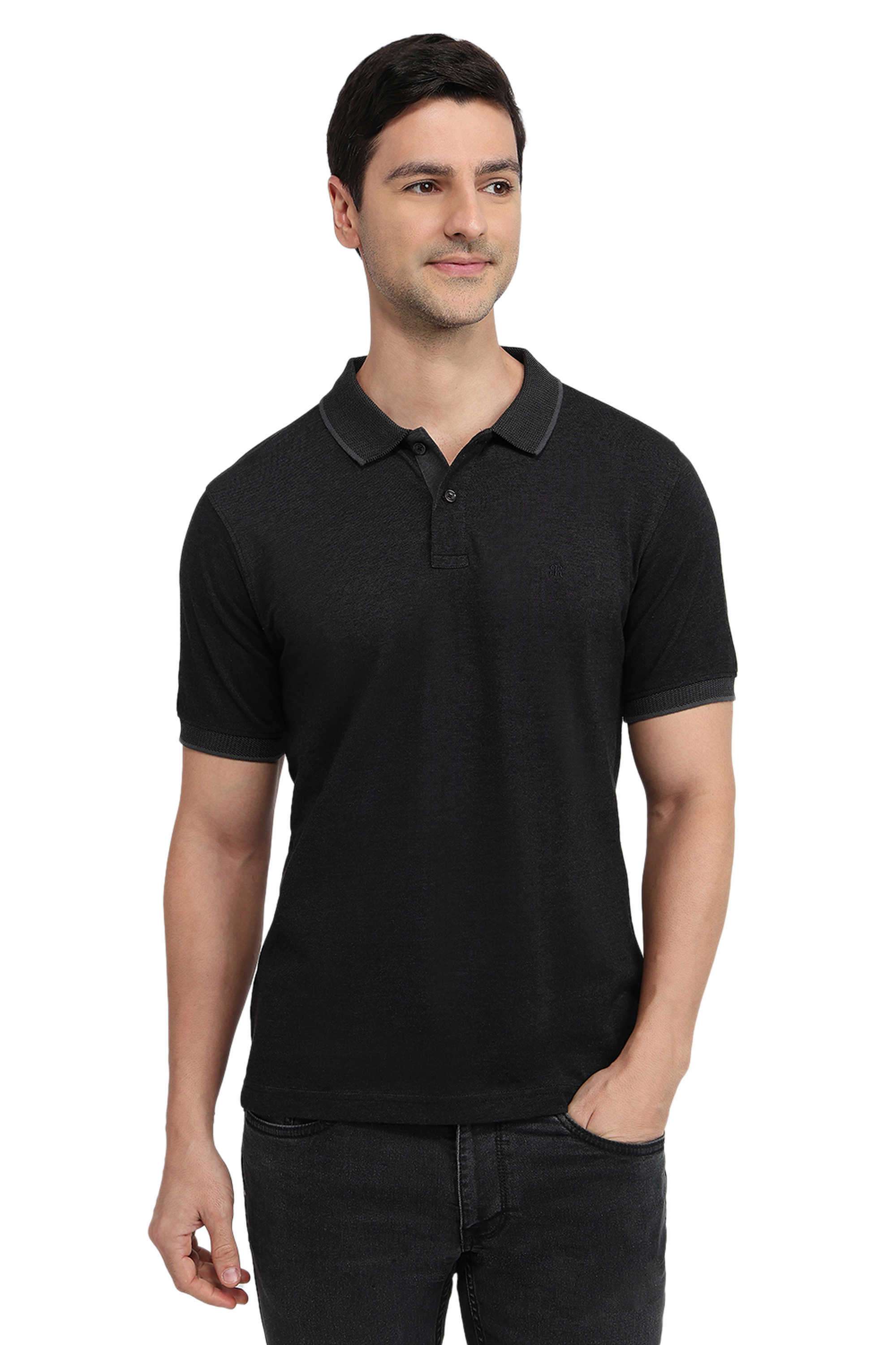 Solid-Cotton-Polo-Men-s-T-Shirt