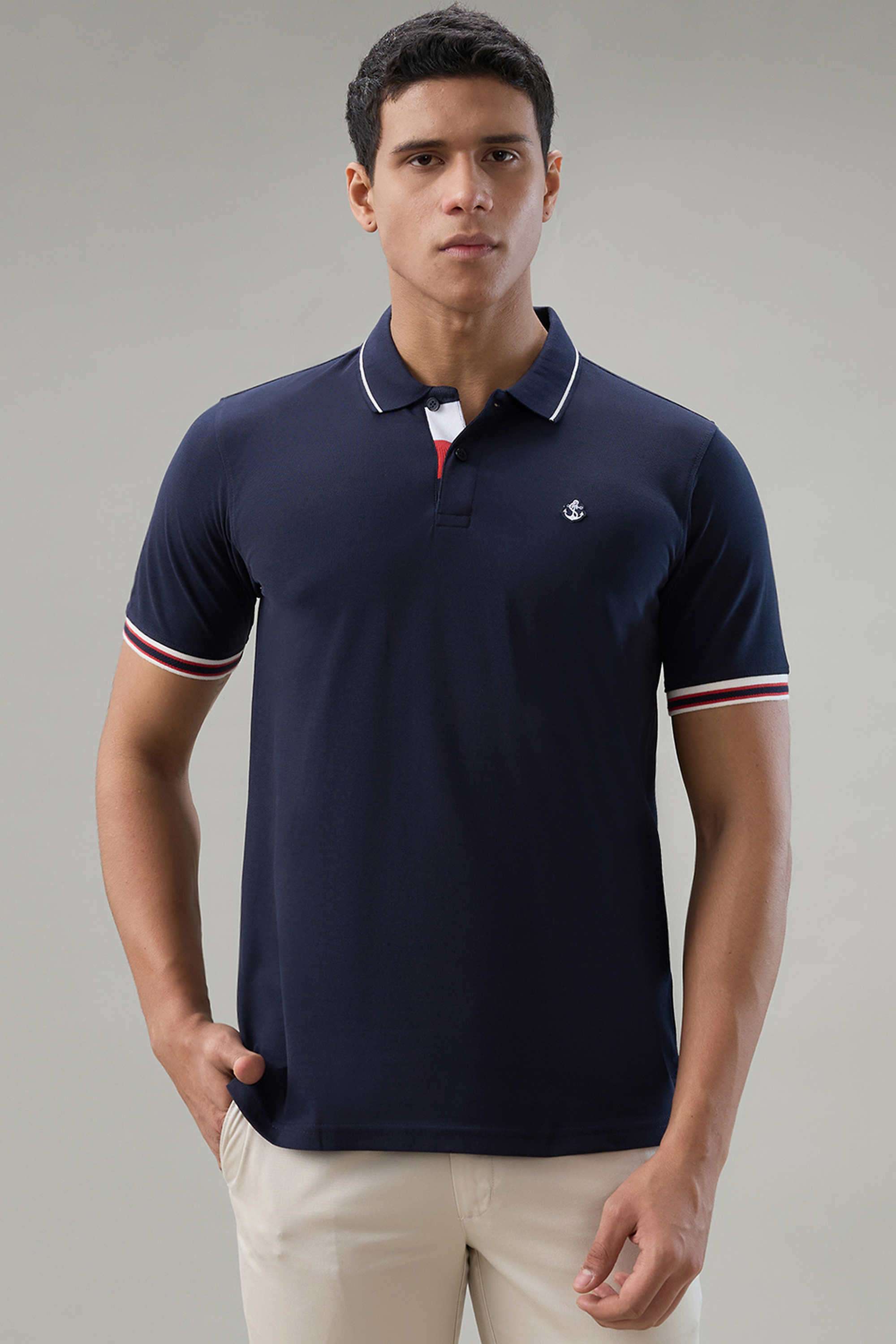 Solid-Cotton-Polo-Men-s-T-Shirt