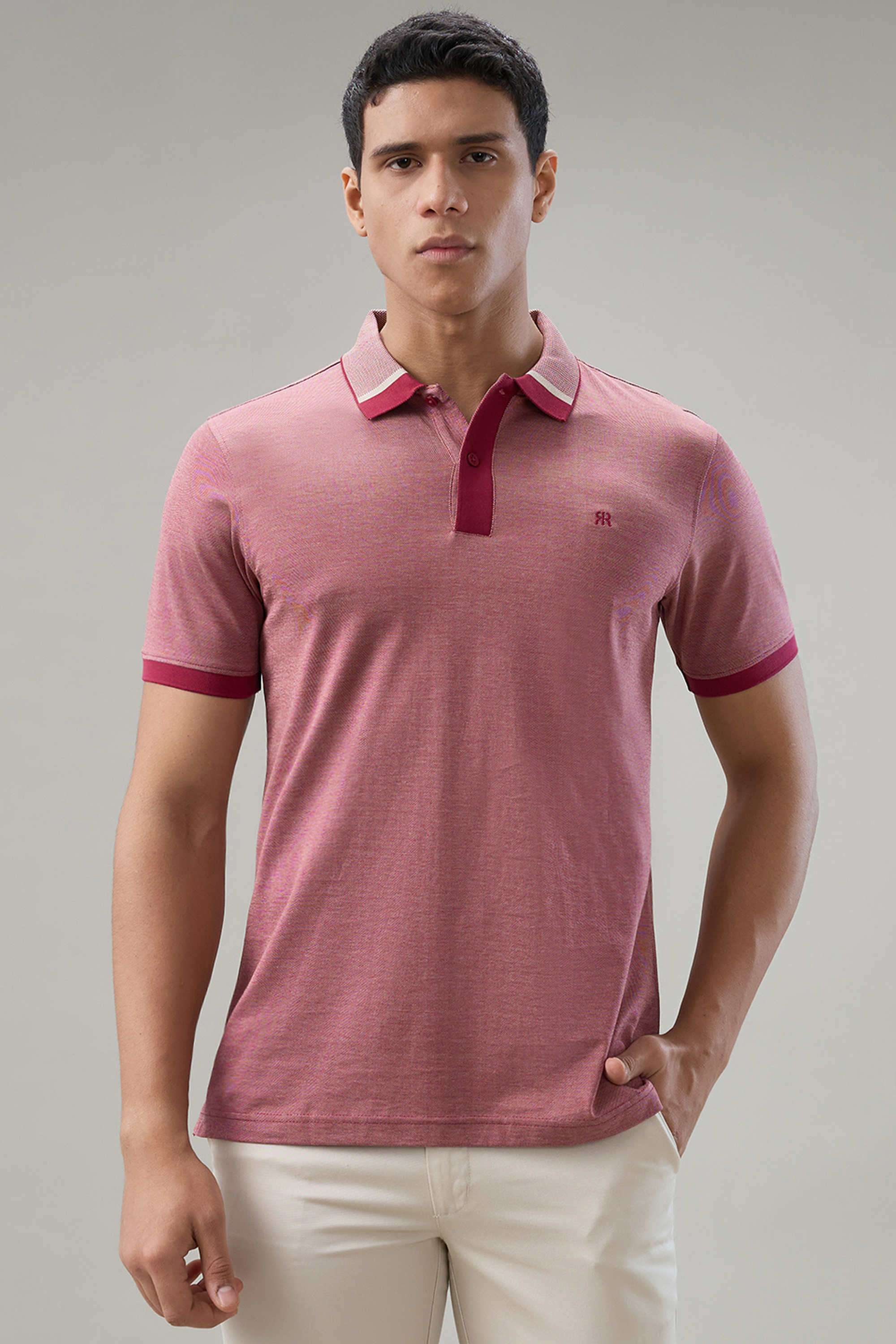 Solid-Cotton-Polo-Men-s-T-Shirt