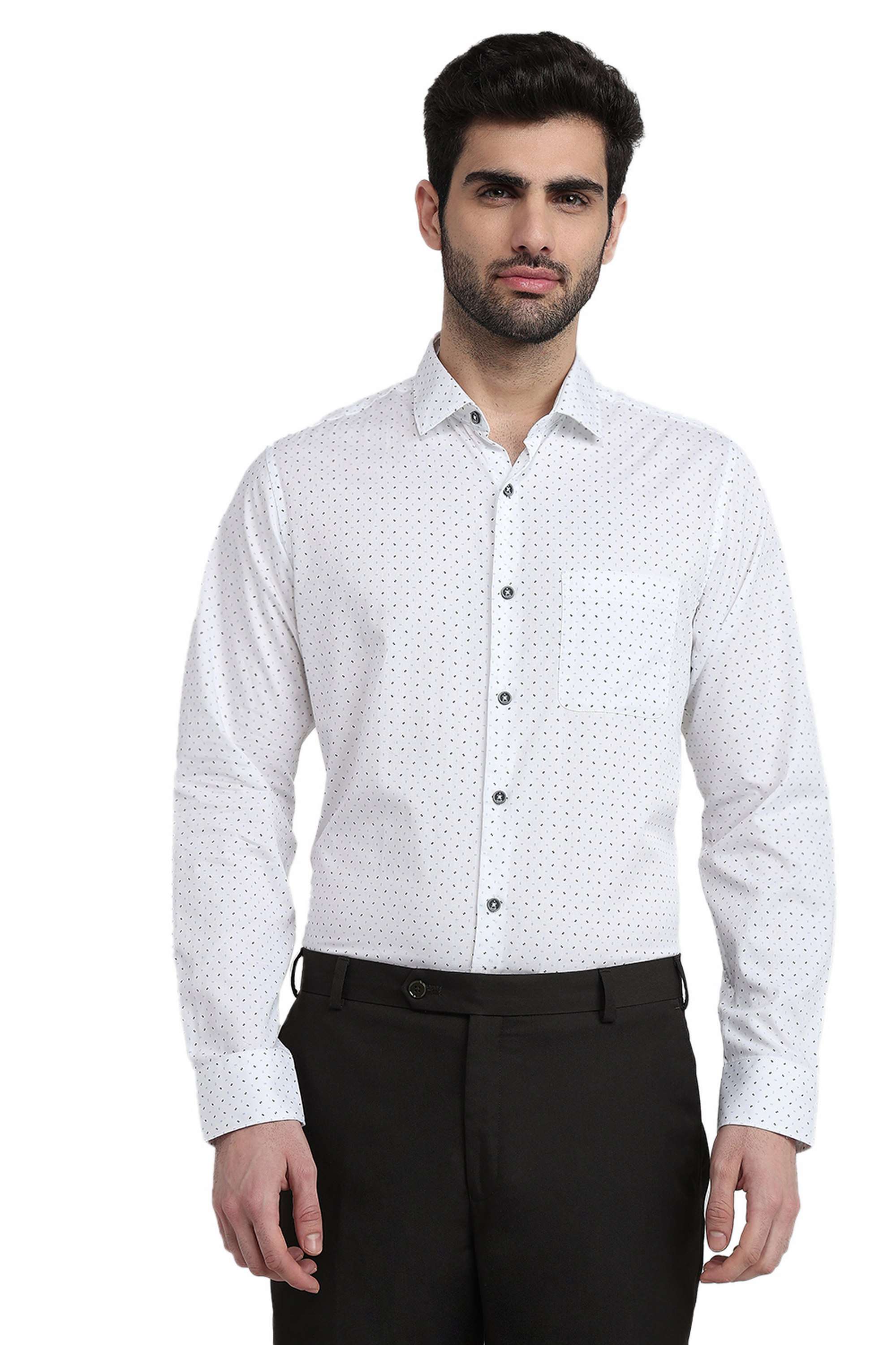 Printed-Cotton-Slim-Fit-Men-s-Formal-Shirt