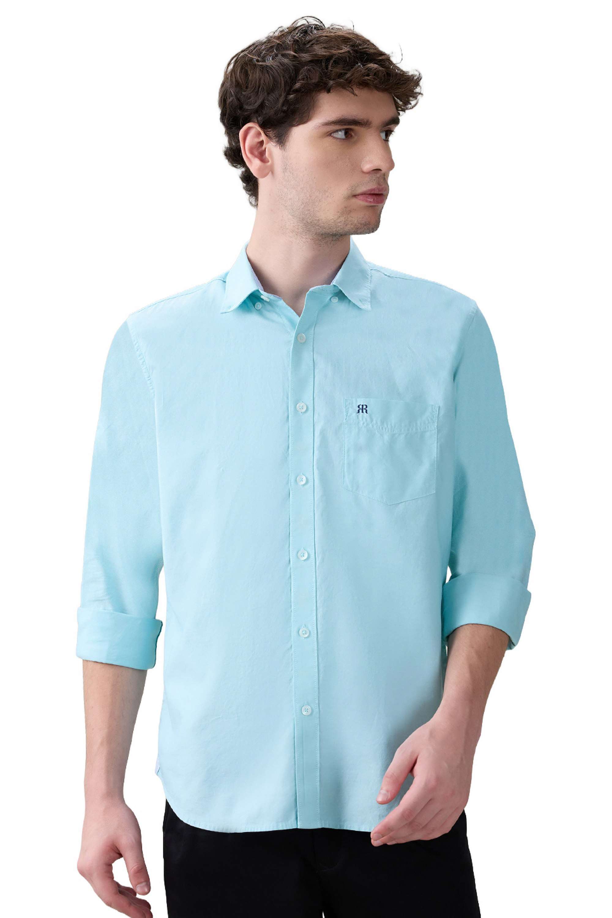 Solid-Cotton-Regular-Fit-Men-s-Formal-Shirt