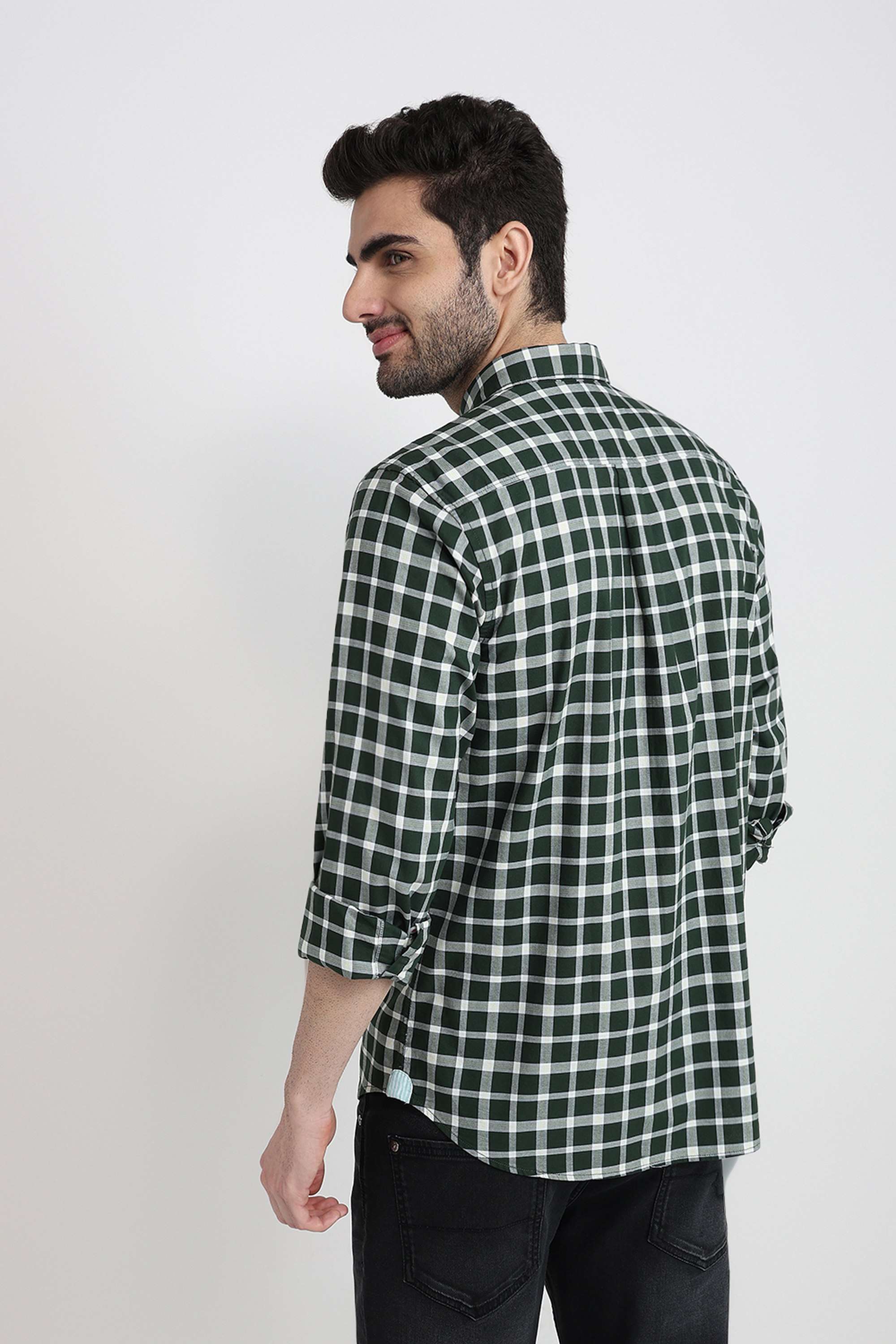 Checks-Cotton-Regular-Fit-Men-s-Formal-Shirt