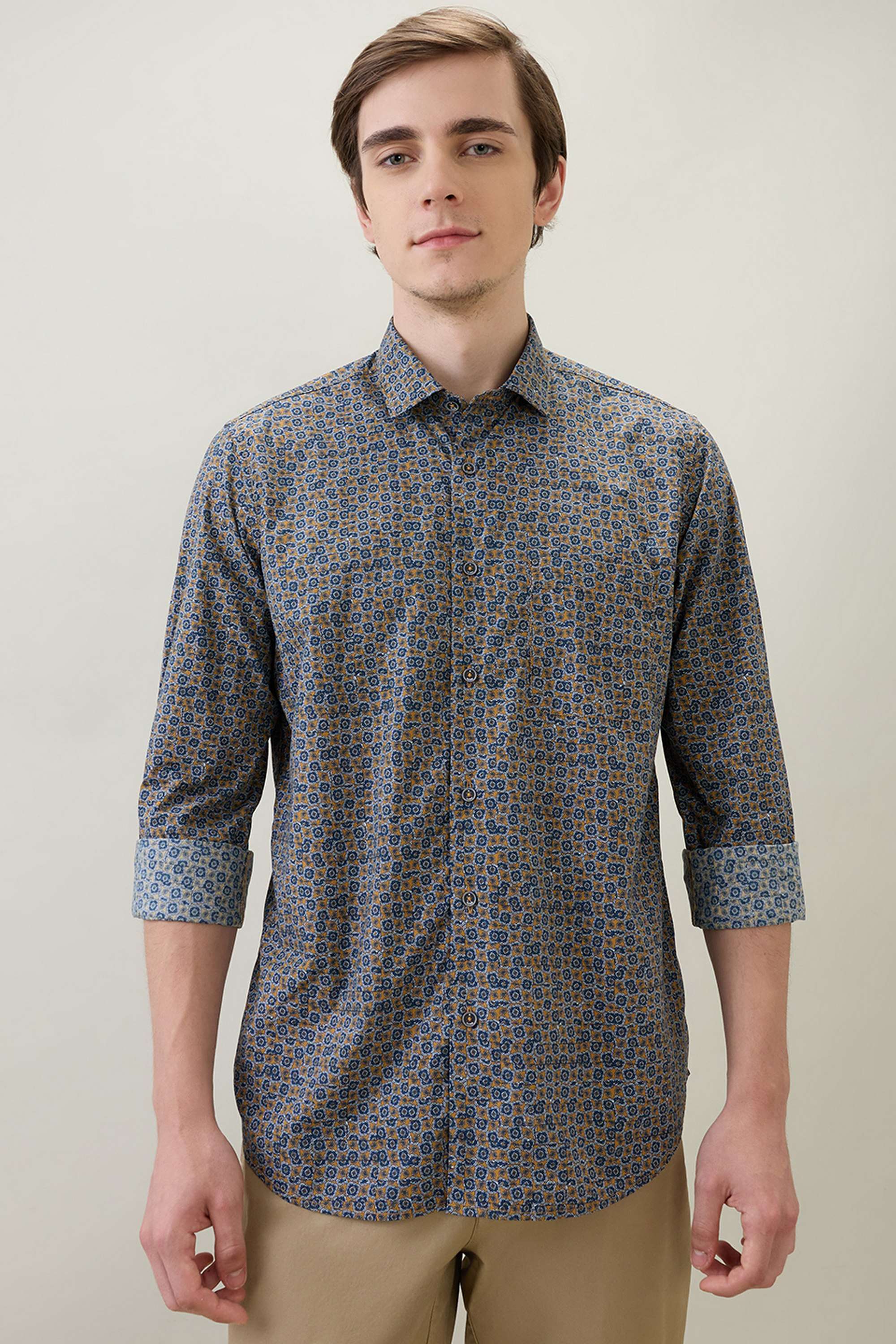 Printed-Cotton-Regular-Fit-Men-s-Formal-Wear-Shirt
