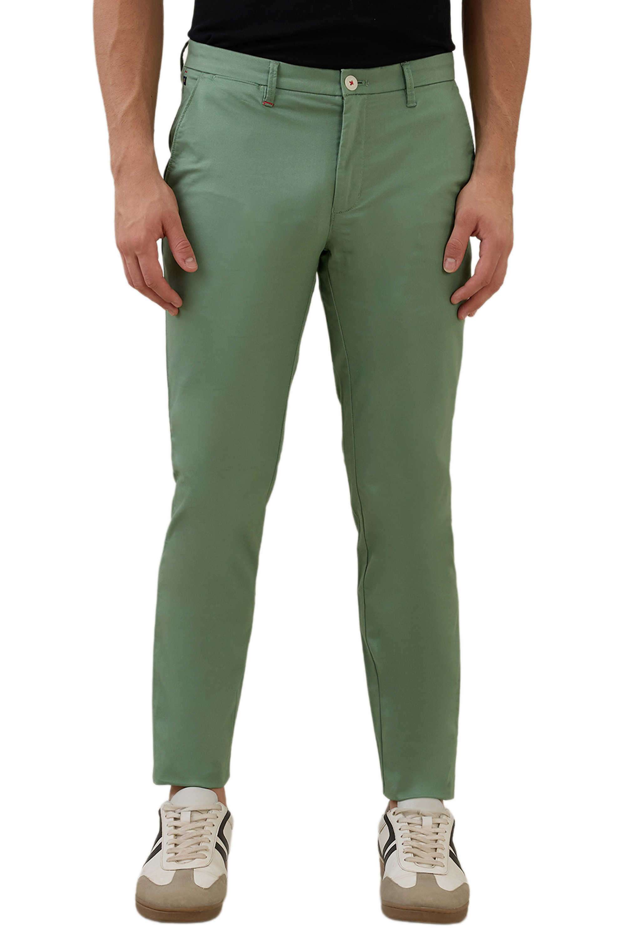 Printed-Blended-Fabric-Slim-Fit-Men-s-Formal-Trousers