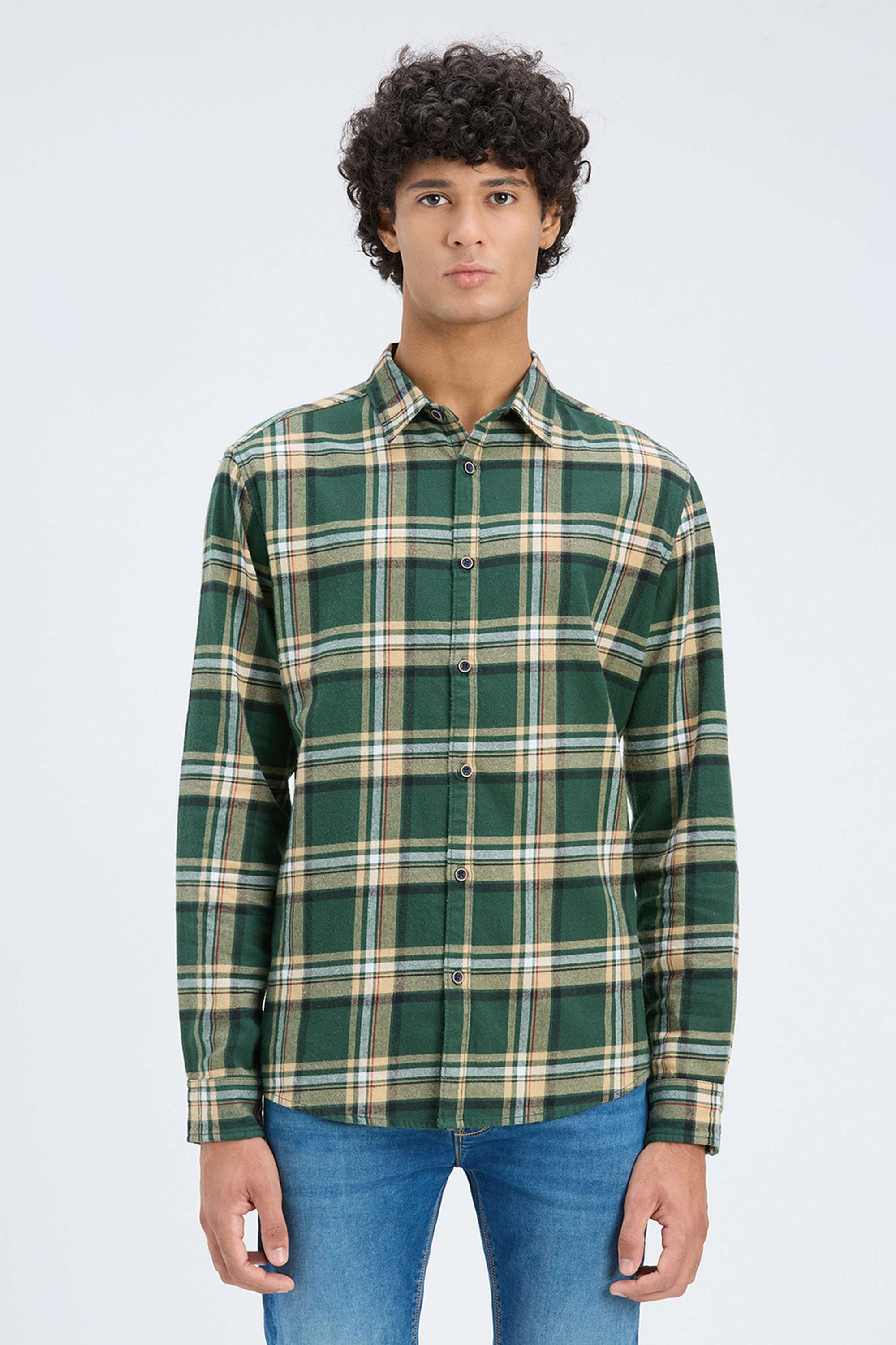 Checks-Cotton-Regular-Fit-Men-s-Shirt