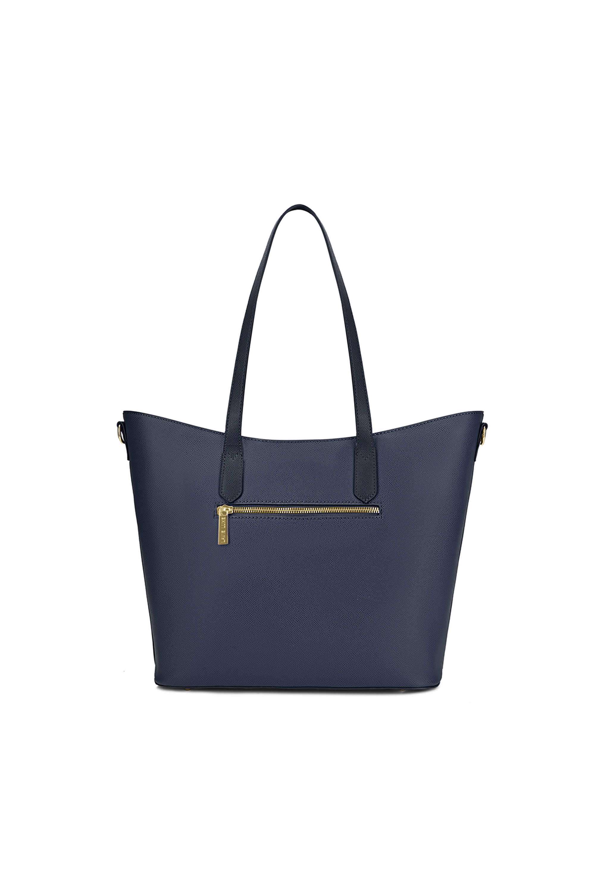 Zipper-Synthetic-Women-Casual-Wear-Tote-Bag