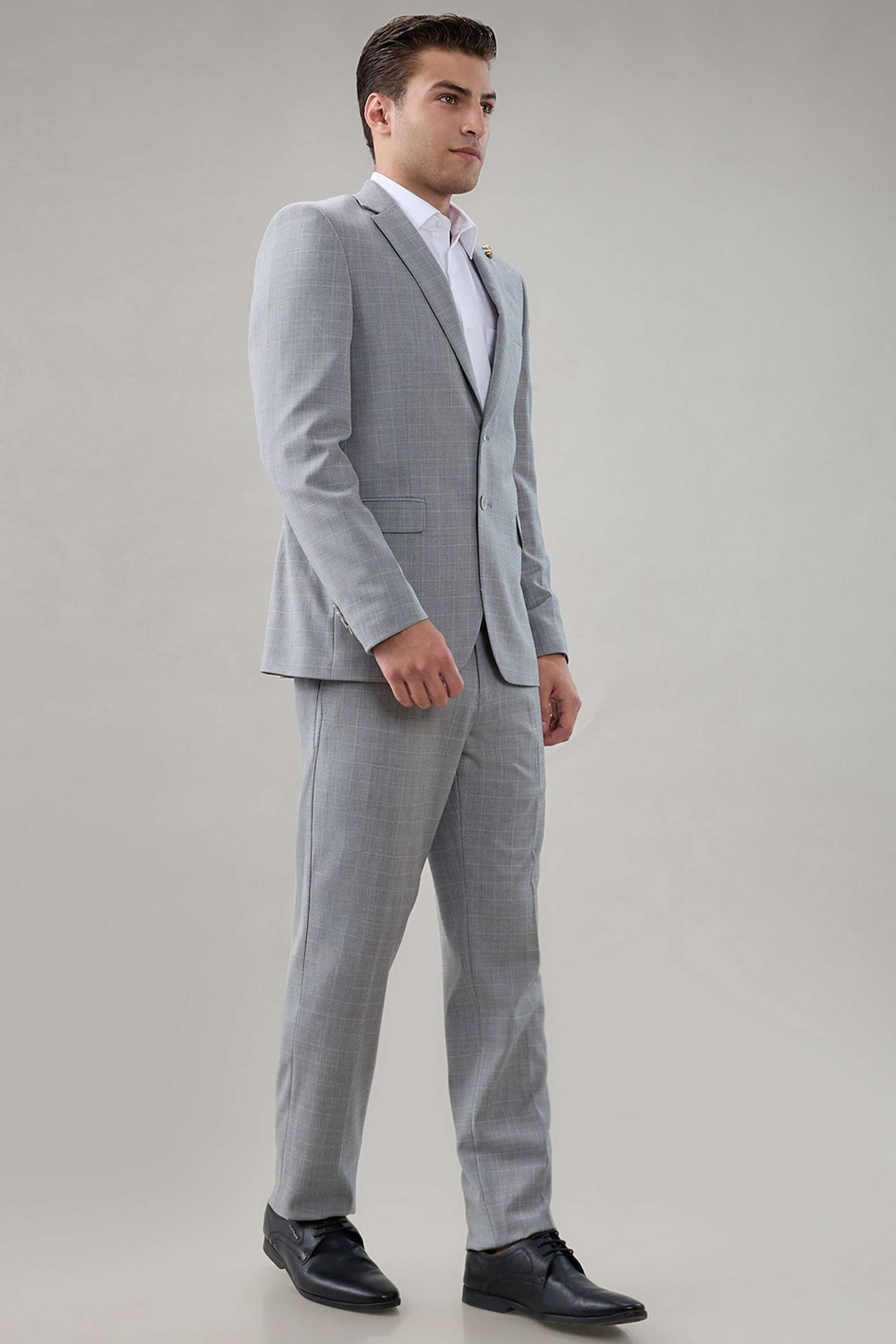 Checks-Polyester-Blend-Regular-Fit-Men-s-Jacket