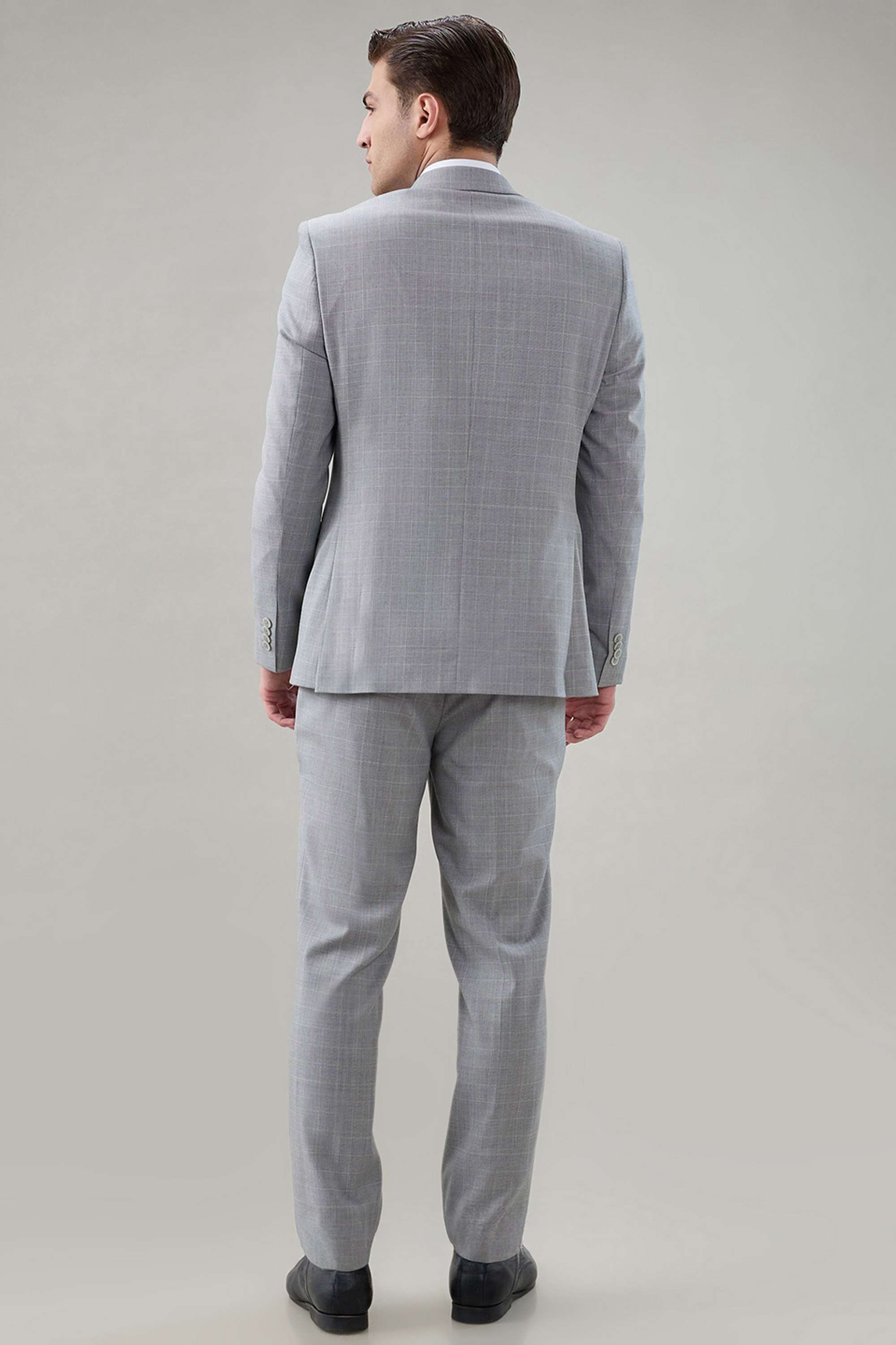 Checks-Polyester-Blend-Regular-Fit-Men-s-Jacket