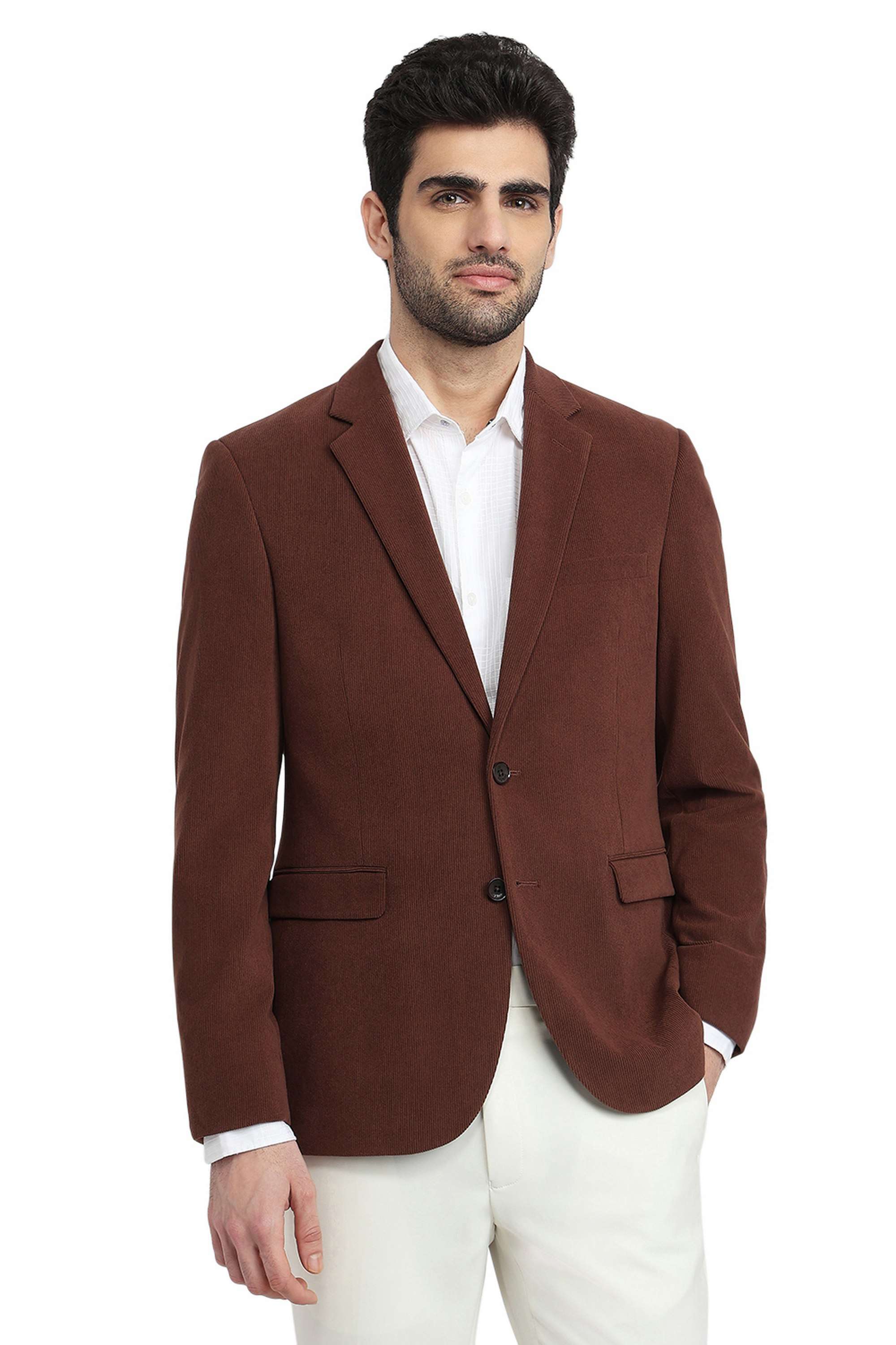 Solid-Cotton-Blend-Regular-Fit-Men-s-Jacket