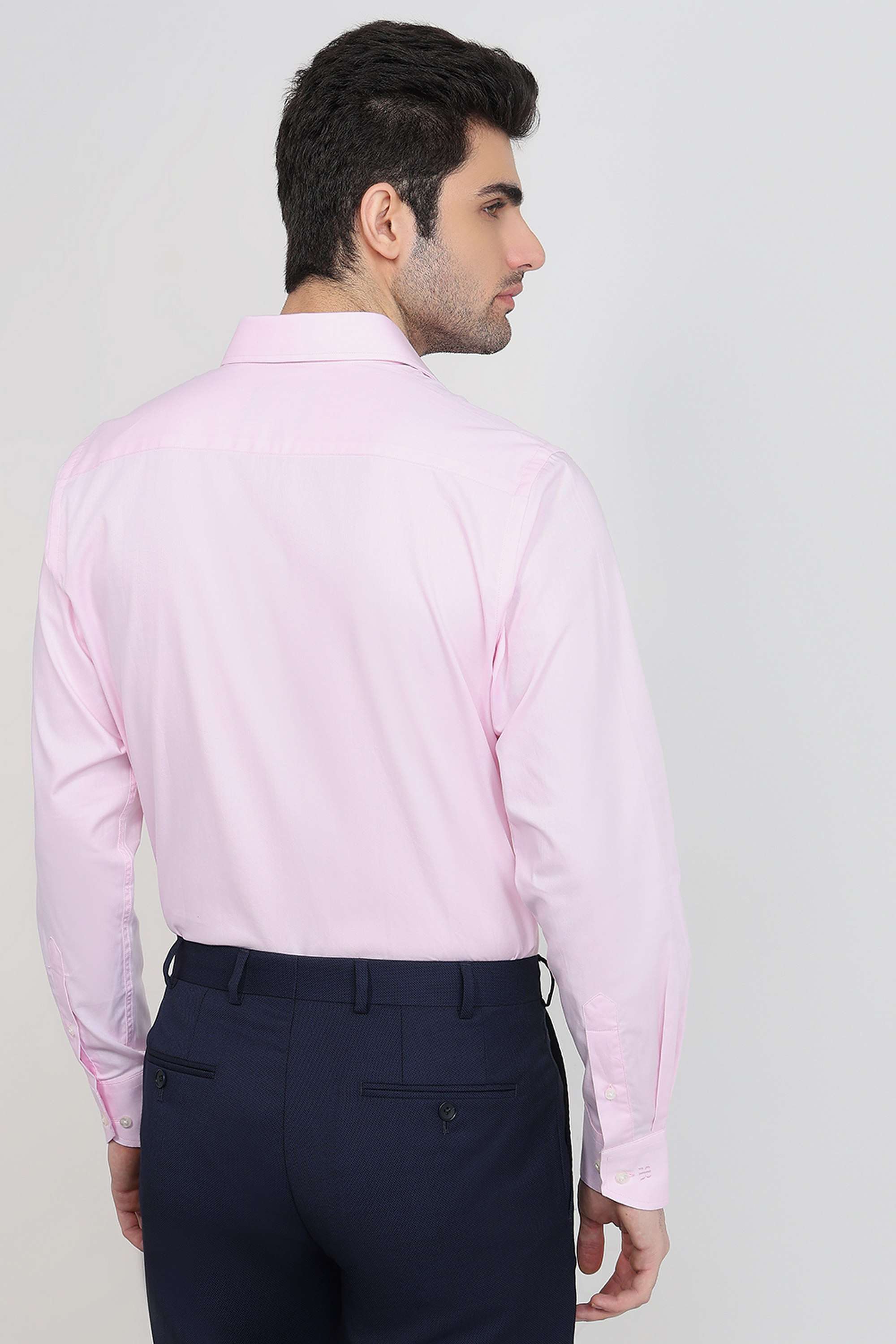 Solid-Cotton-Slim-Fit-Men-s-Formal-Shirt