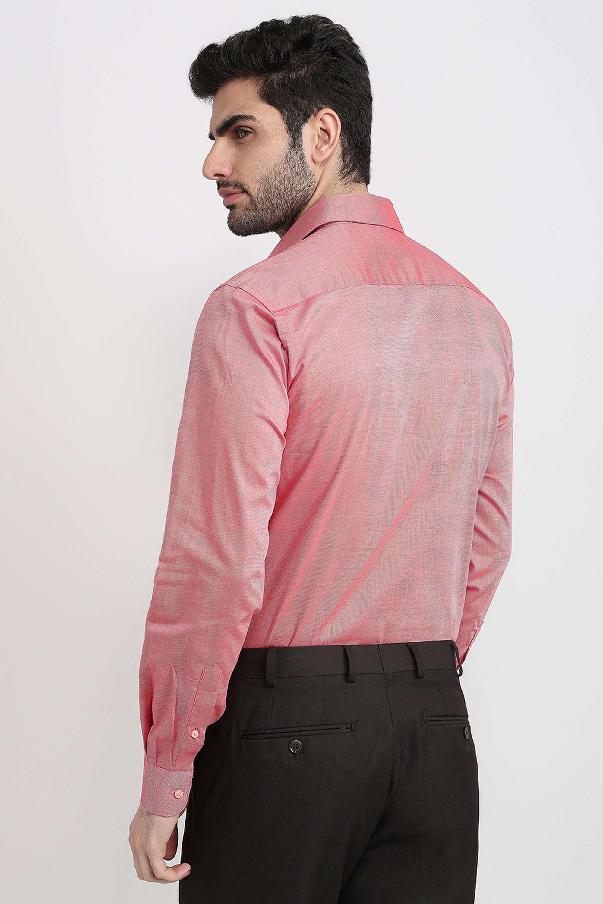 Solid-Cotton-Slim-Fit-Men-s-Formal-Shirt