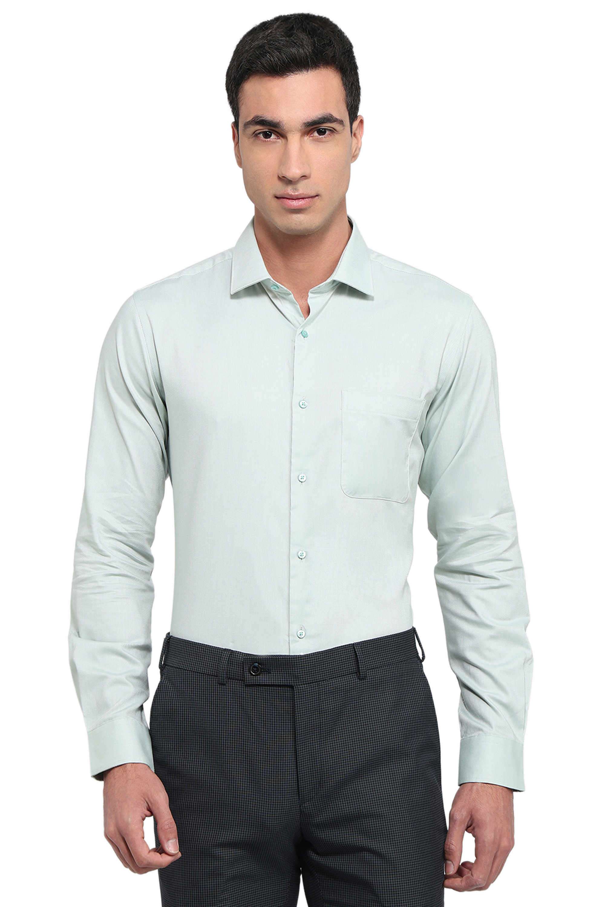 Solid-Cotton-Slim-Fit-Men-s-Shirt