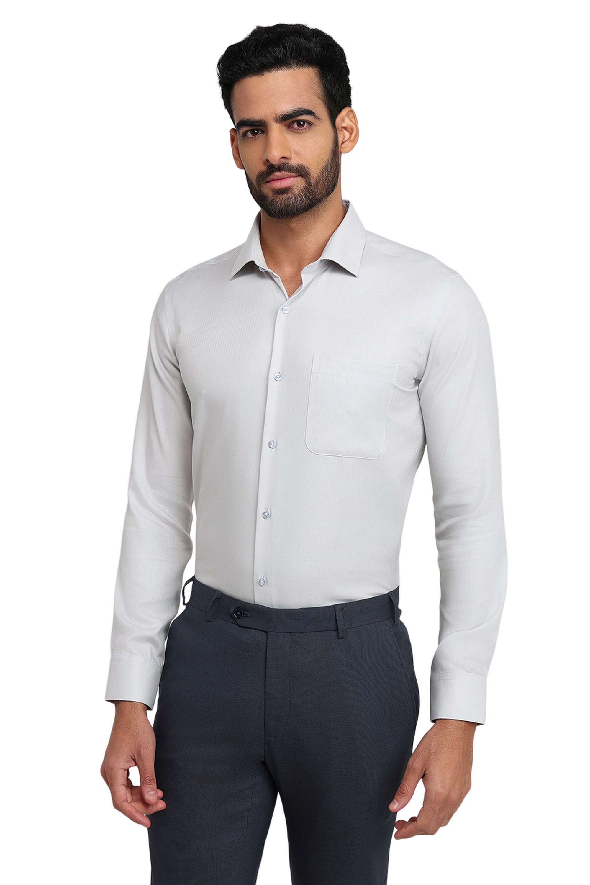 Solid-Cotton-Regular-Fit-Men-s-Formal-Shirt