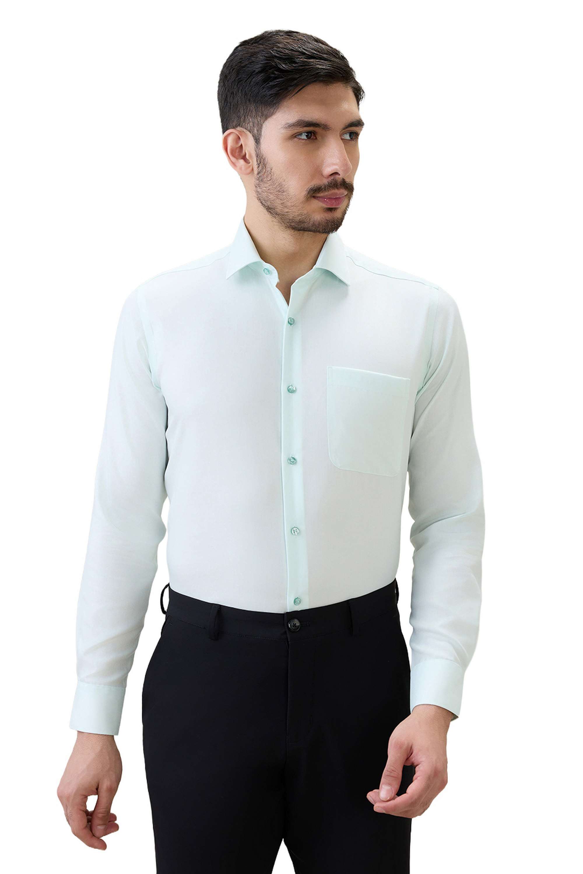 Solid-Cotton-Regular-Fit-Men-s-Formal-Shirt